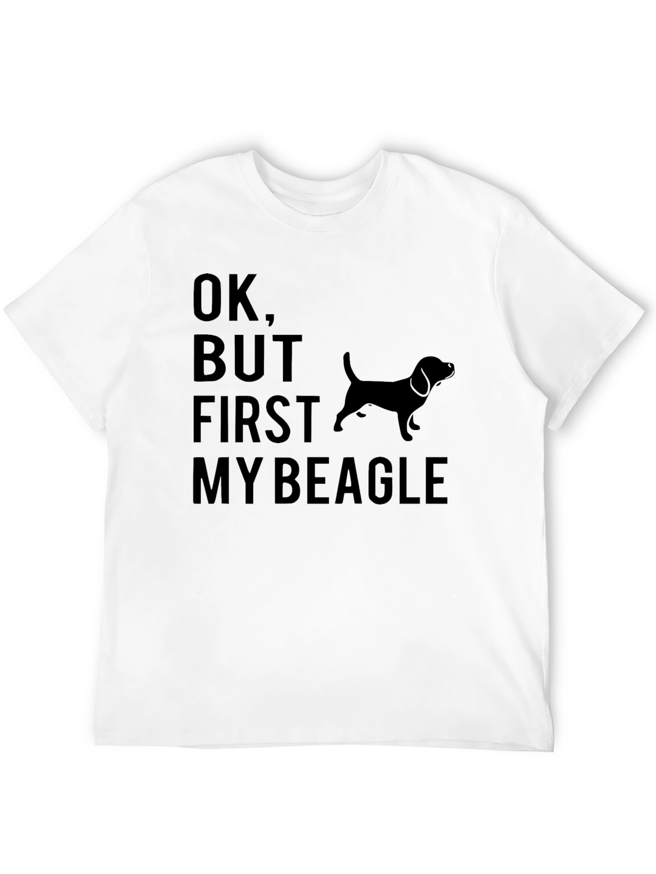 Black Ok, But First My Beagle T-Shirt view 12