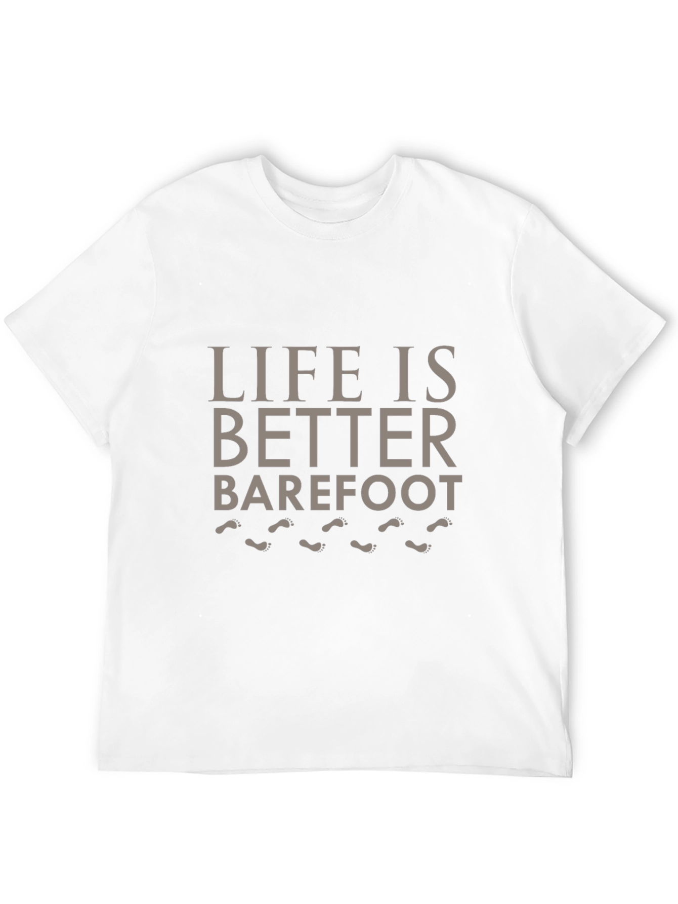 Black Life is Better Barefoot Graphic Tee - Black view 12