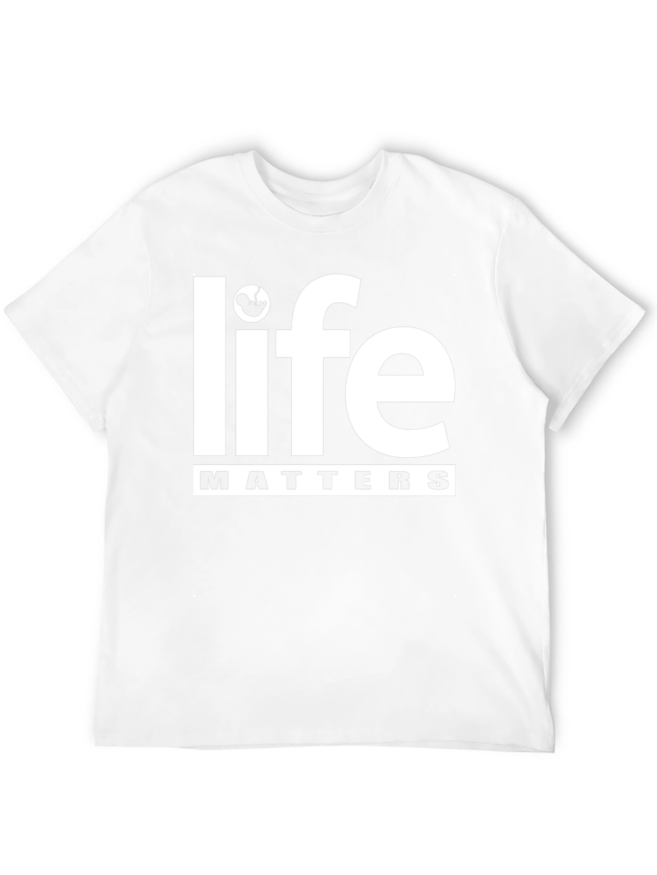 Black Life Matters Pro-Life T-Shirt Black view 12