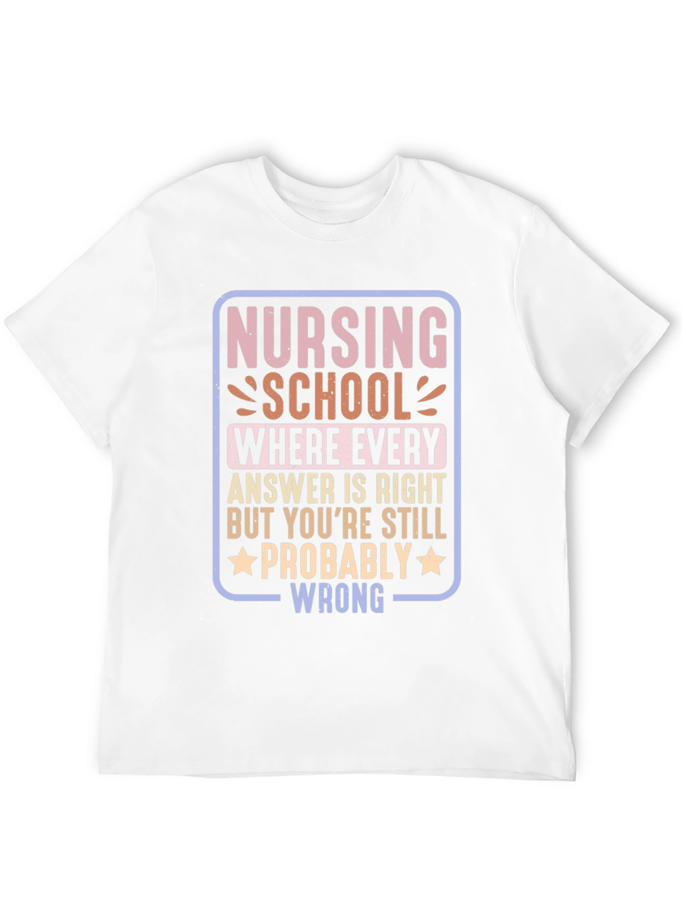 Black Nursing School T-Shirt - Funny Nurse Student Tee view 12