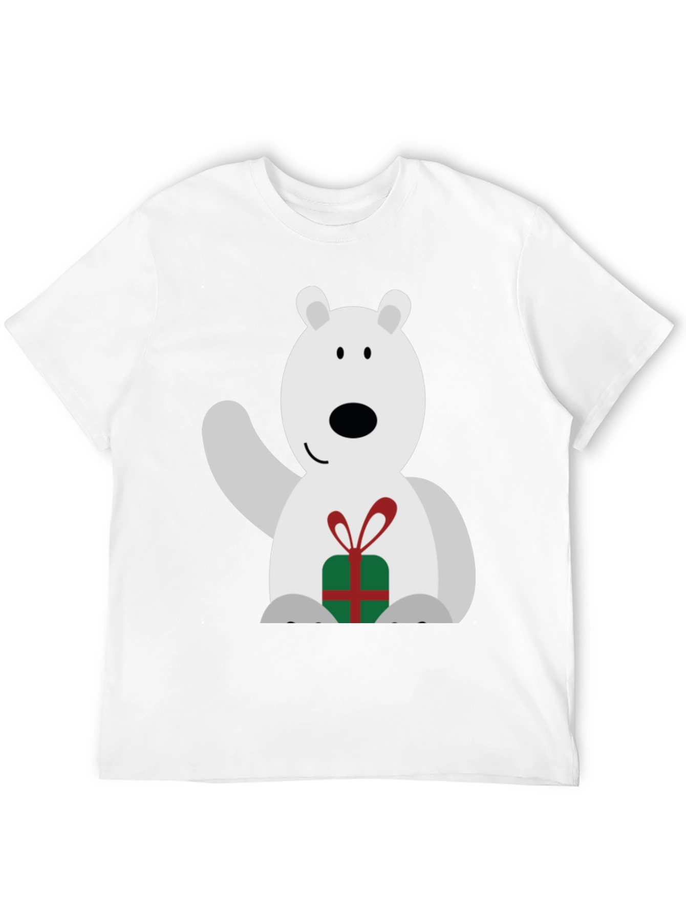 Black Polar Bear Gift Tee view 12