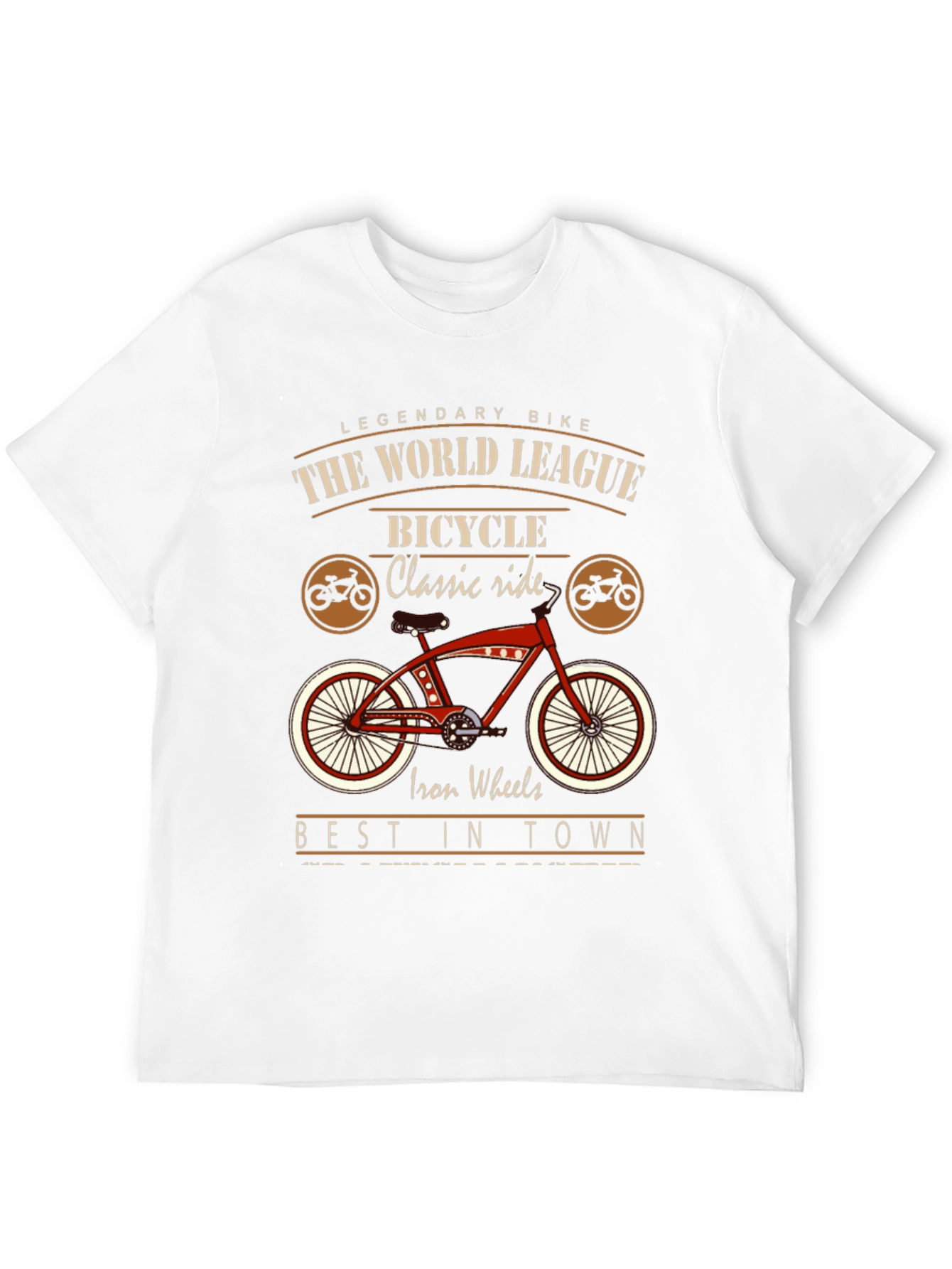 Black Vintage Bicycle T-Shirt: Classic Ride view 12