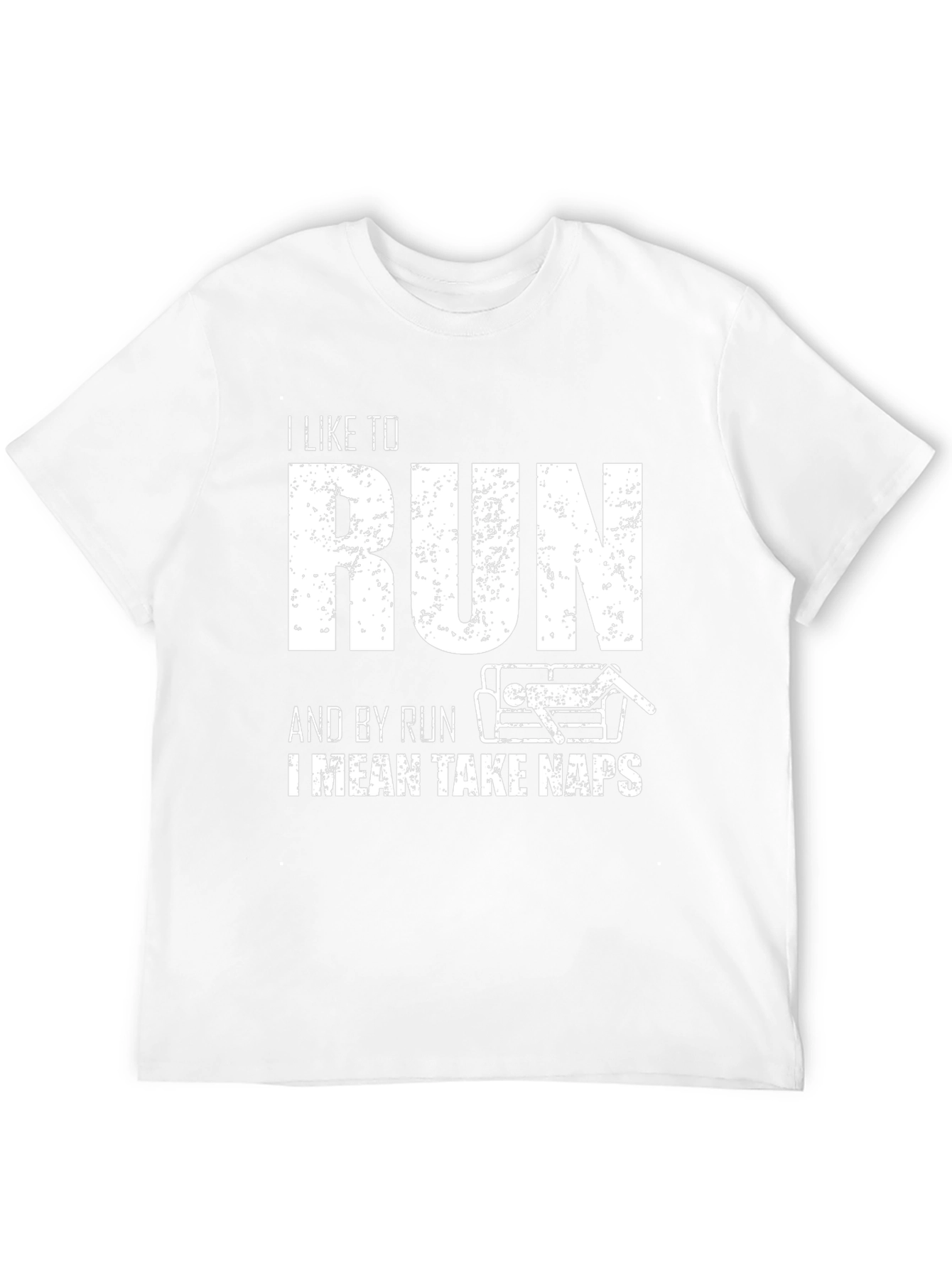 Black Funny Running Naps T-Shirt I Like To Run view 12