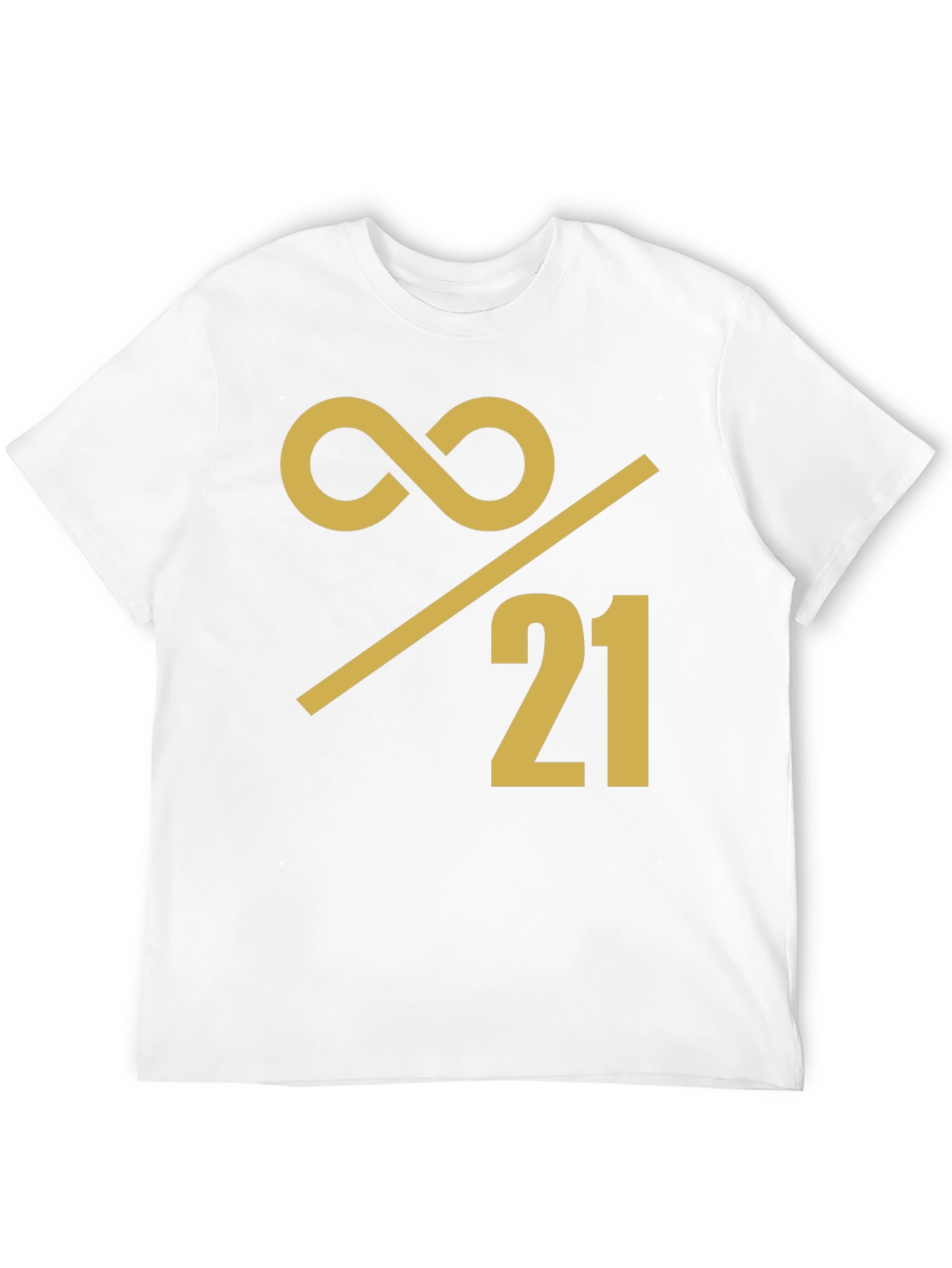 Black Infinity Over 21 Graphic Tee - Bold Statement Shirt view 12