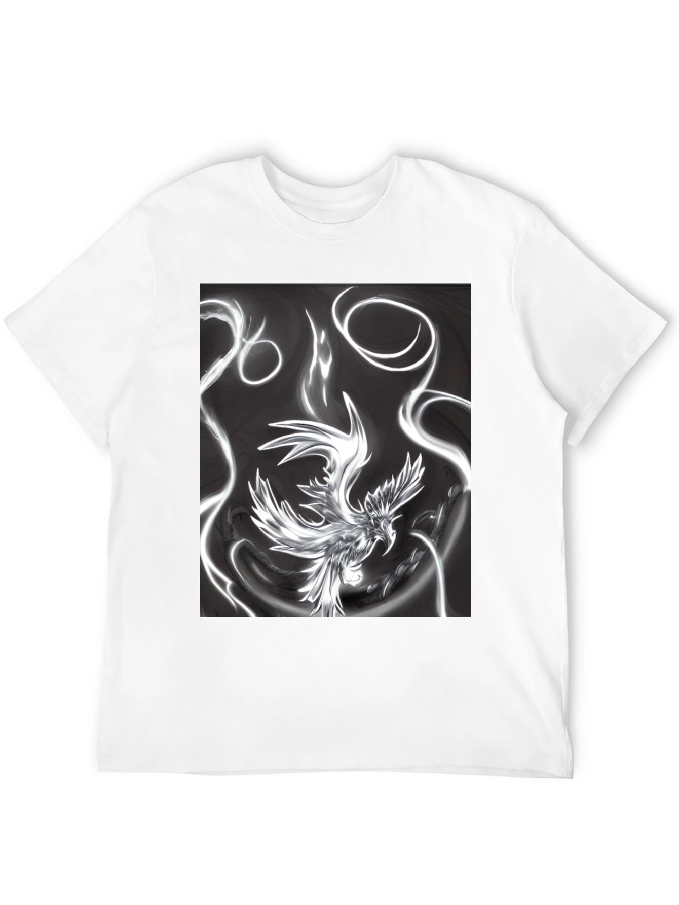 Black Phoenix Graphic Black T-Shirt view 12