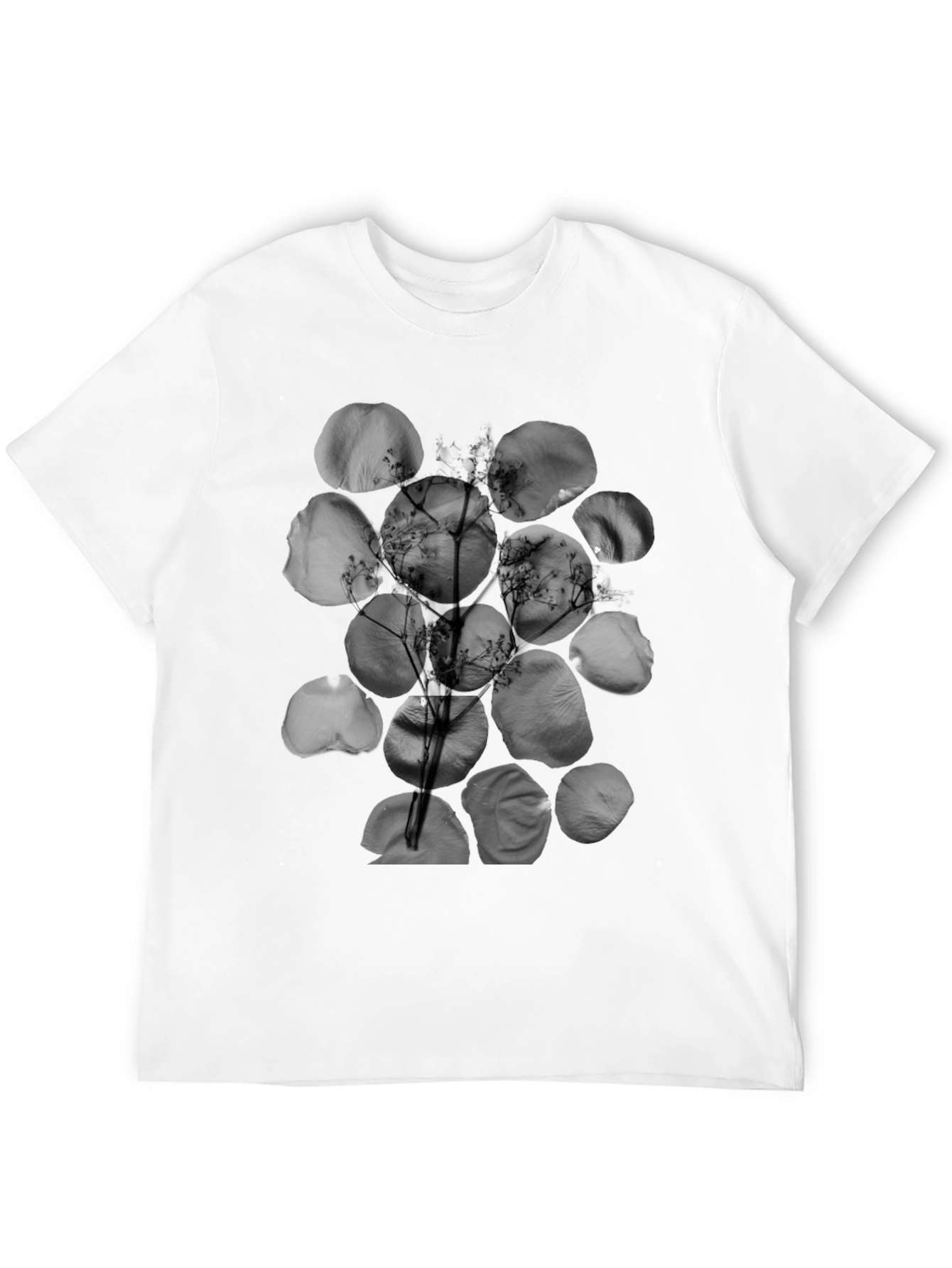Black Abstract Black Graphic Tee - Modern Casual Style view 12