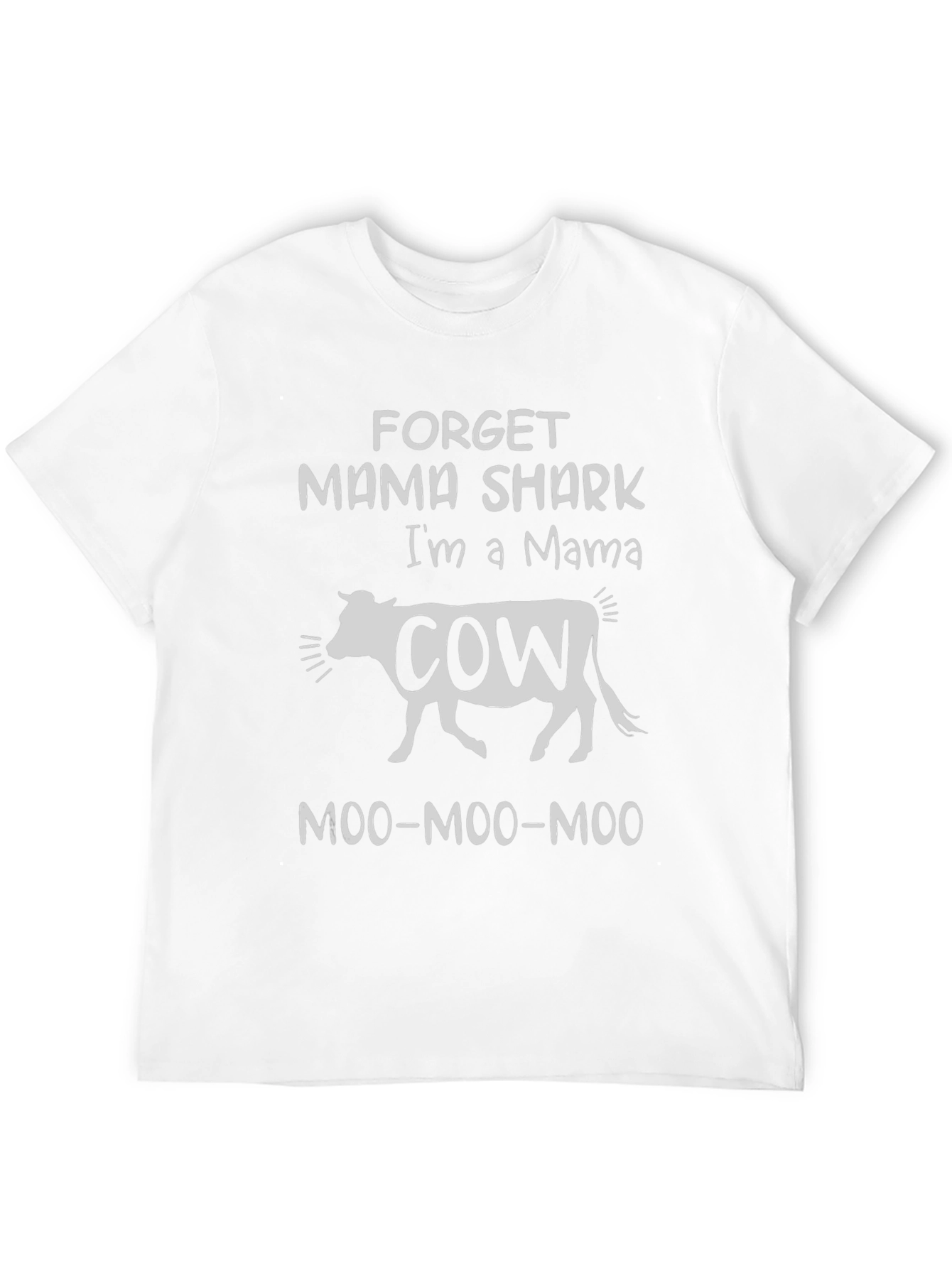 Black Mama Cow Graphic T-Shirt, Black view 12
