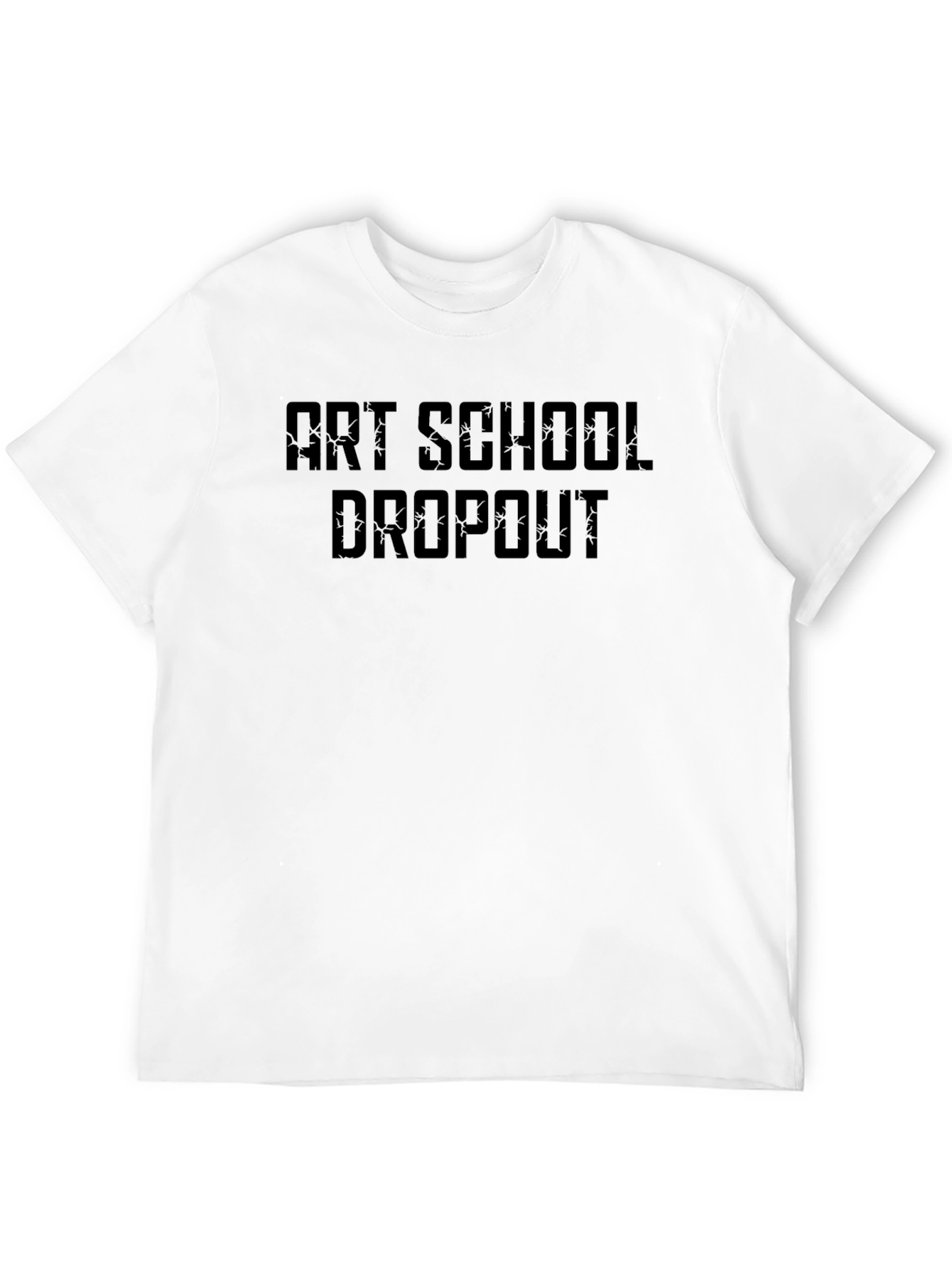 Black Art School Dropout Graphic T-Shirt view 12