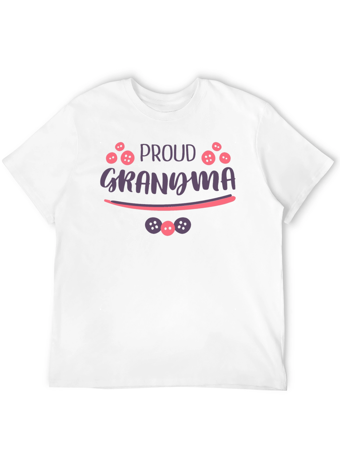 Black Proud Grandma Graphic T-Shirt - Black view 12