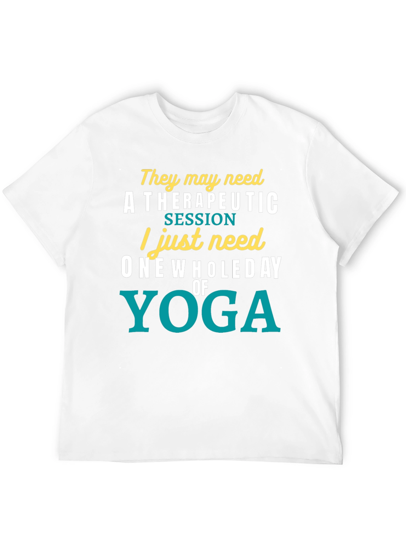 Black Yoga Lover's T-Shirt: One Whole Day of Relaxation view 12