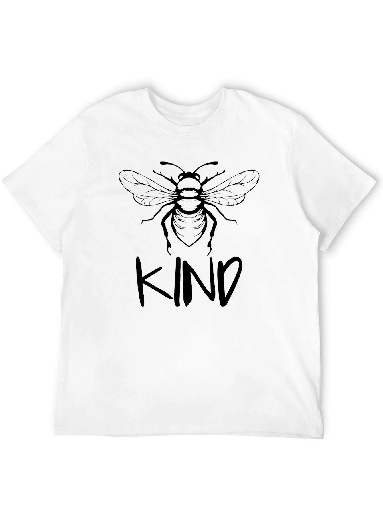 Black Bee Kind Black T-Shirt view 12