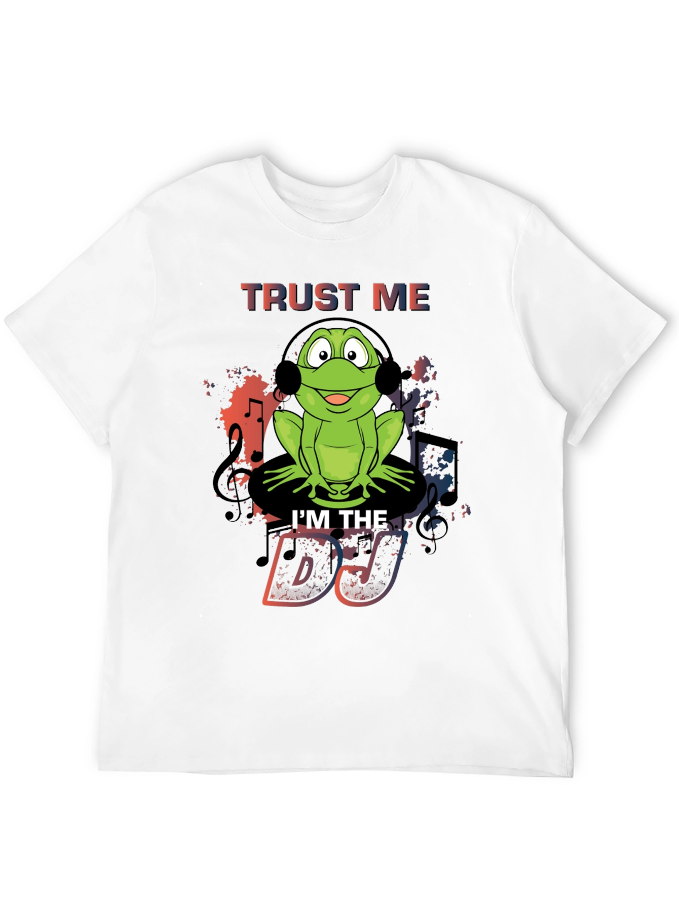 Black Trust Me I'm the DJ Frog T-Shirt view 12
