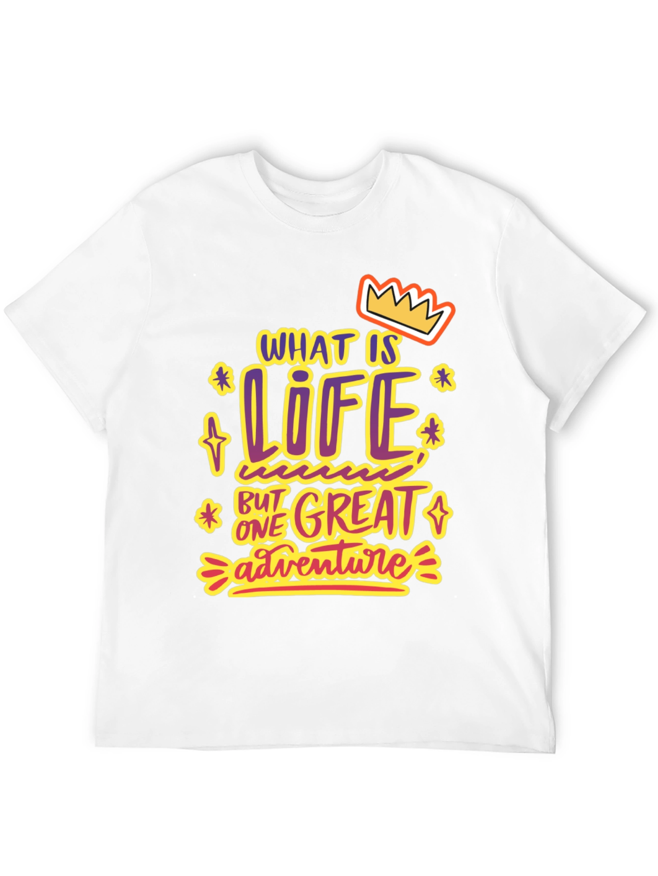 Black Life Is One Great Adventure T-Shirt view 12