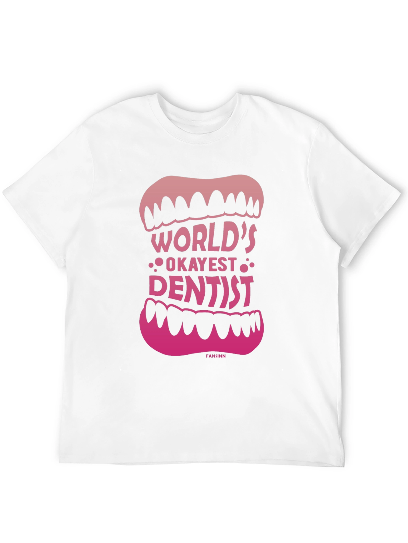Black World's Okayest Dentist Graphic Tee - Black view 12
