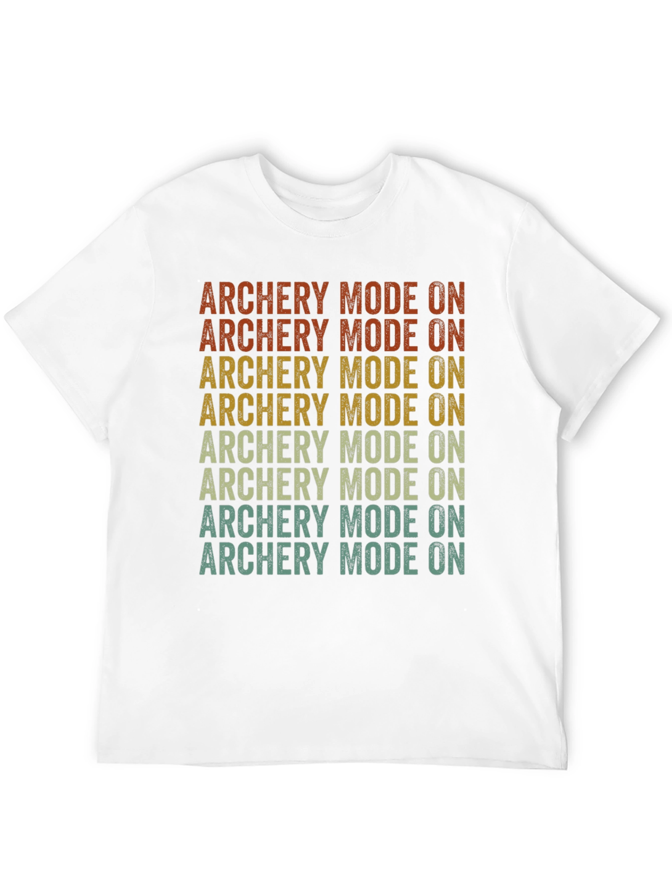 Black Archery Mode On T-Shirt - Retro Design view 12