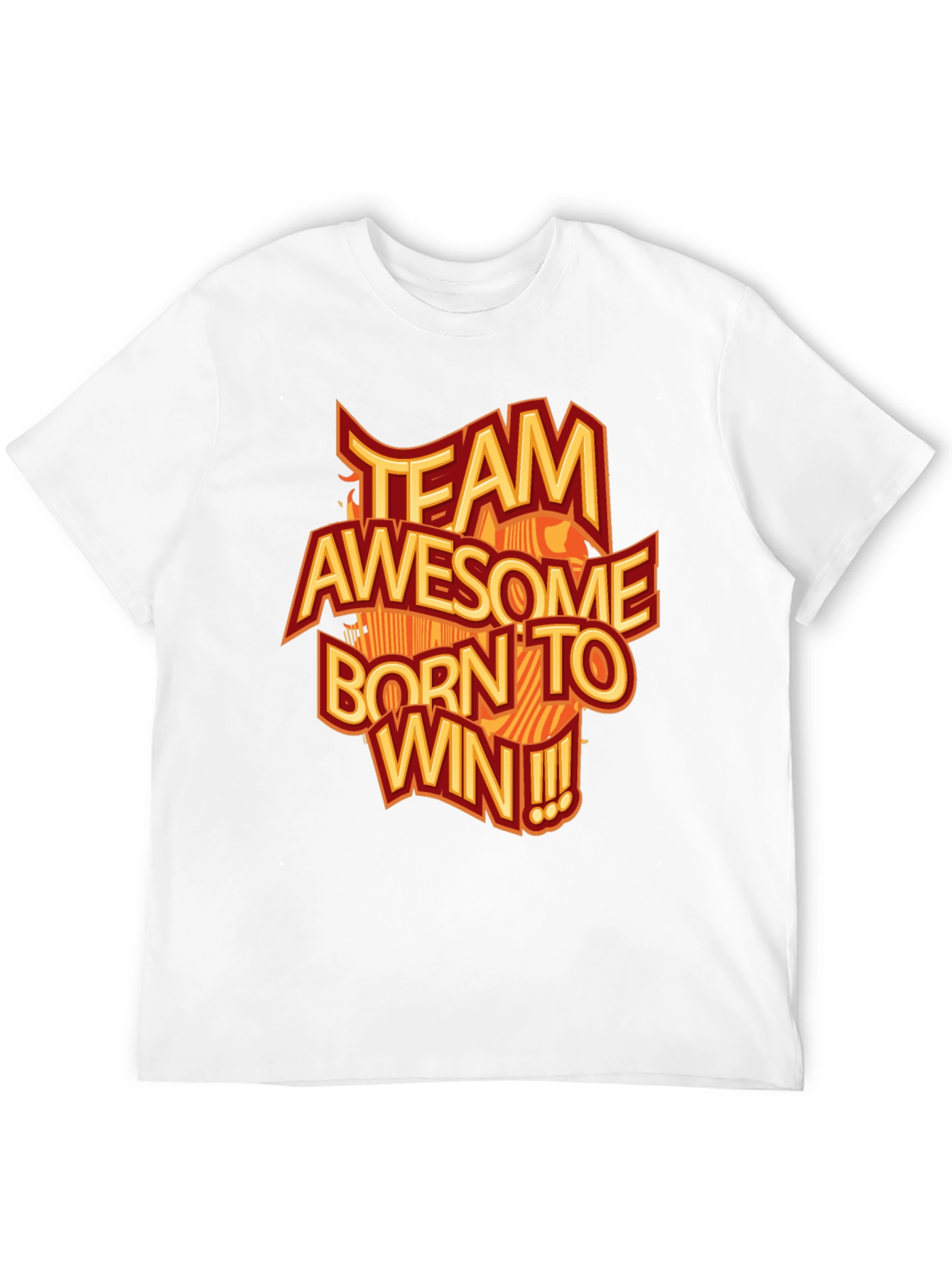 Black Team Awesome T-Shirt - Born to Win! view 12