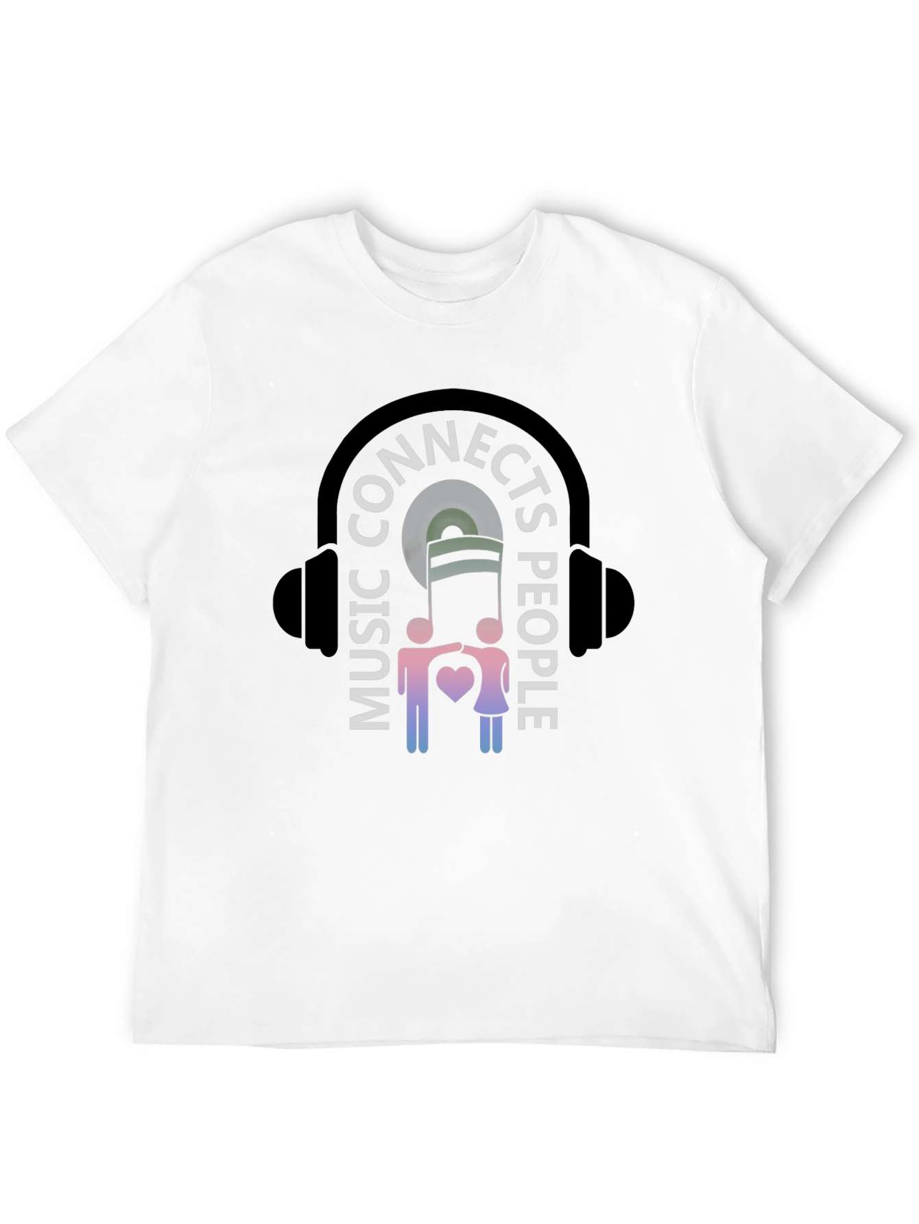 Black Music Connects People Graphic T-Shirt view 12