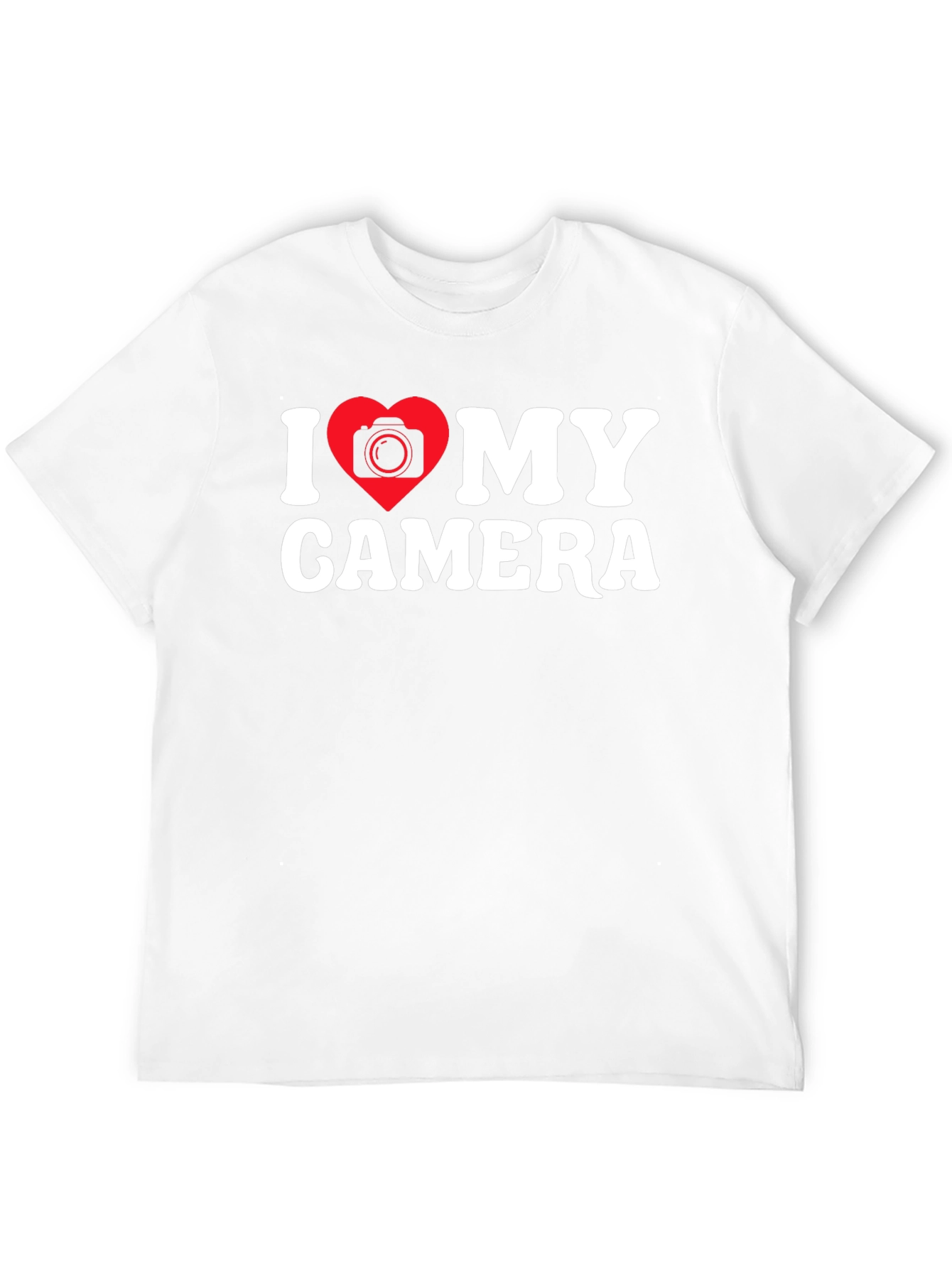 Black I Love My Camera Graphic T-Shirt - Photographer Tee view 12