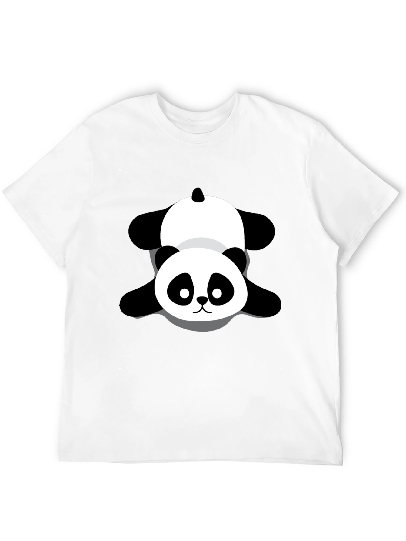 Black Cute Panda Graphic Tee - Soft & Stylish view 12