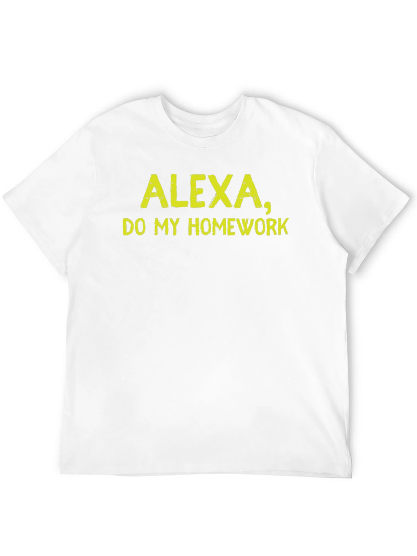 Black Alexa Do My Homework Funny Sarcastic T-Shirt view 12