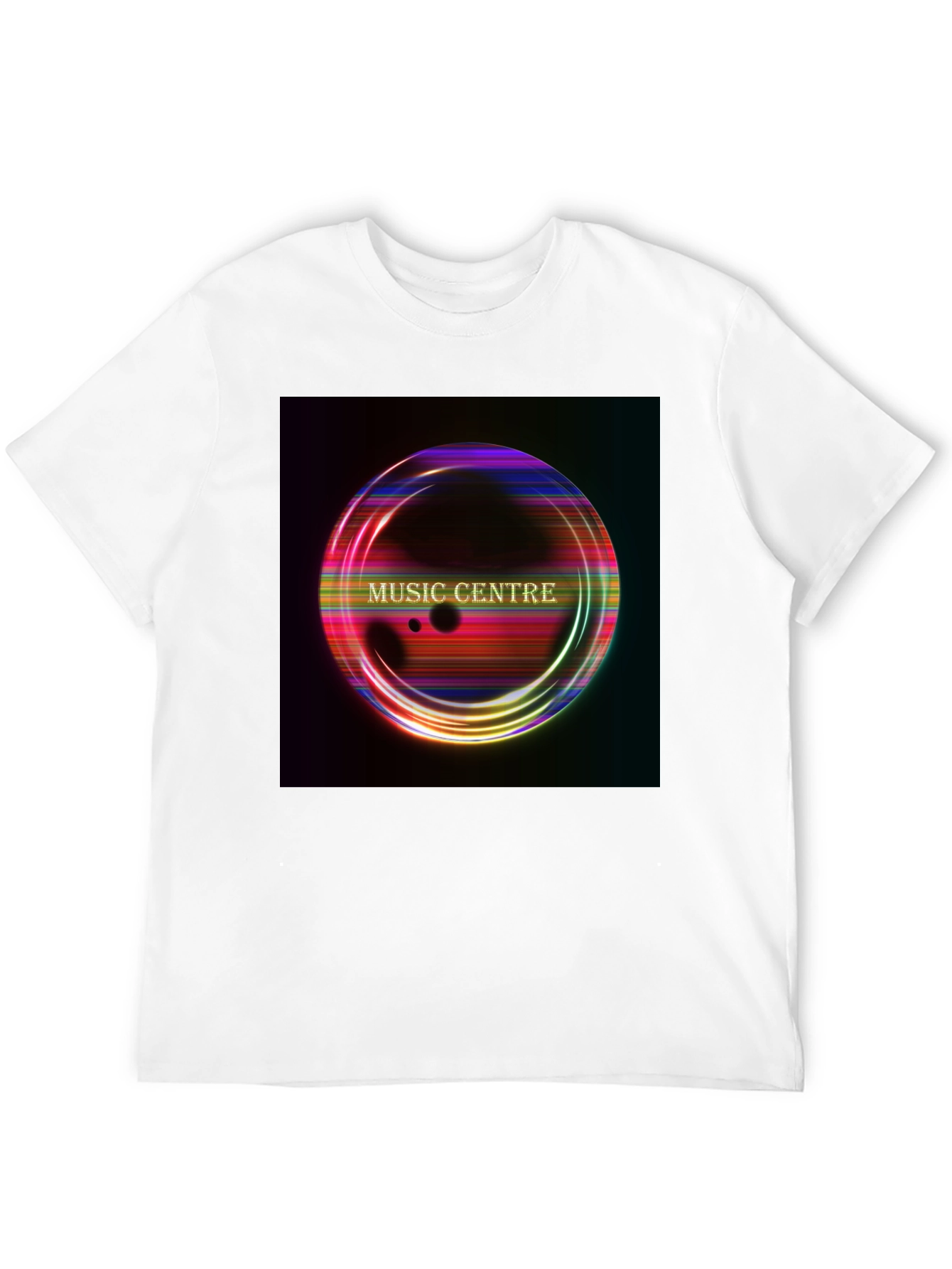 Black Music Centre Graphic Black T-Shirt view 12