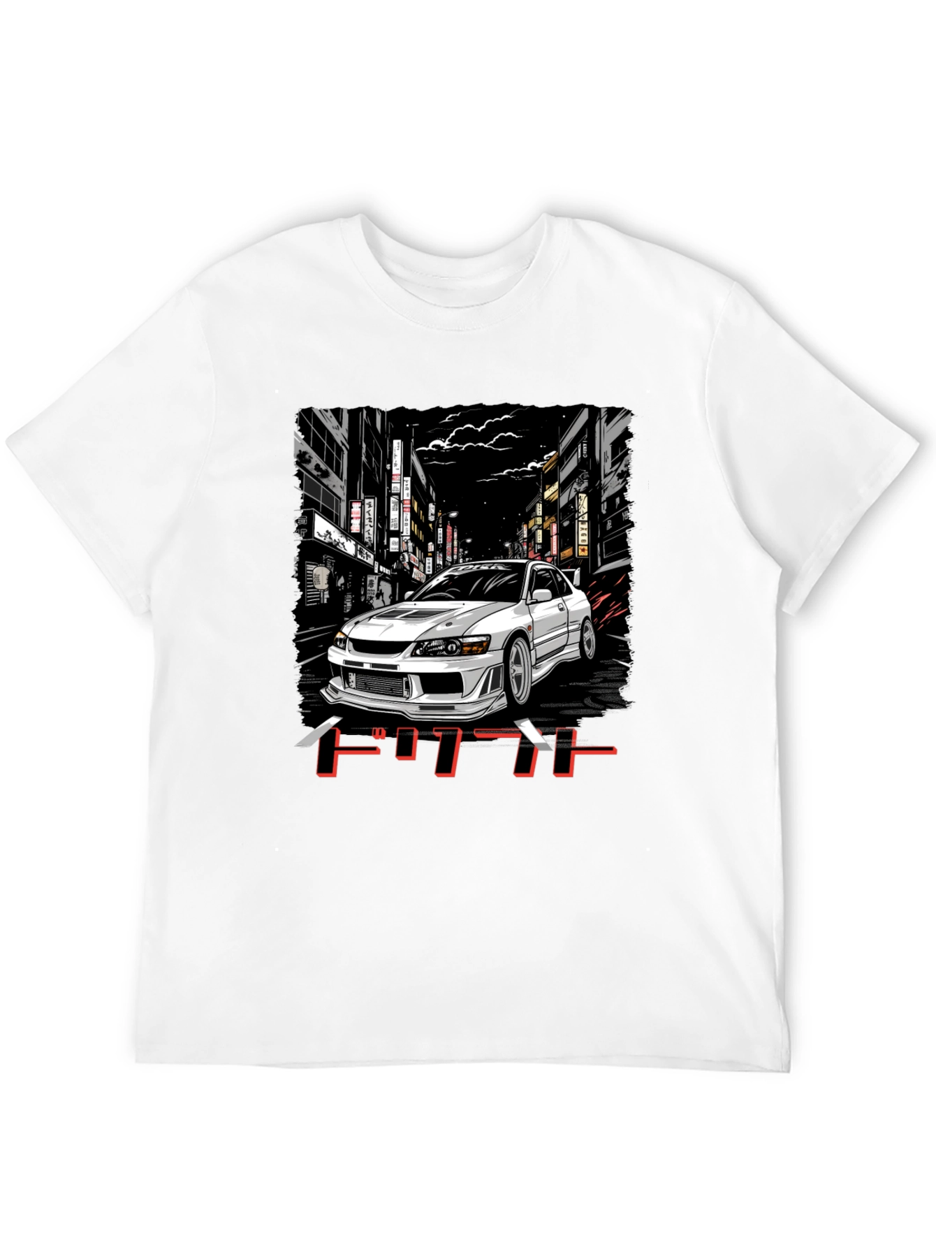 Black JDM Car Graphic Tee - Street Racing Style view 12