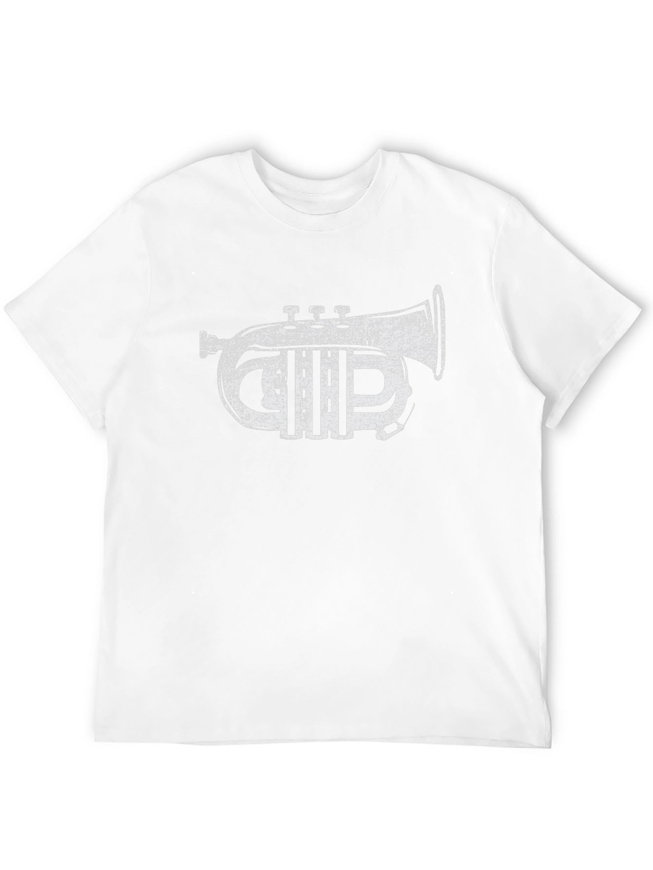 Black Distressed Cornet Graphic T-Shirt - Vintage Style Tee view 12