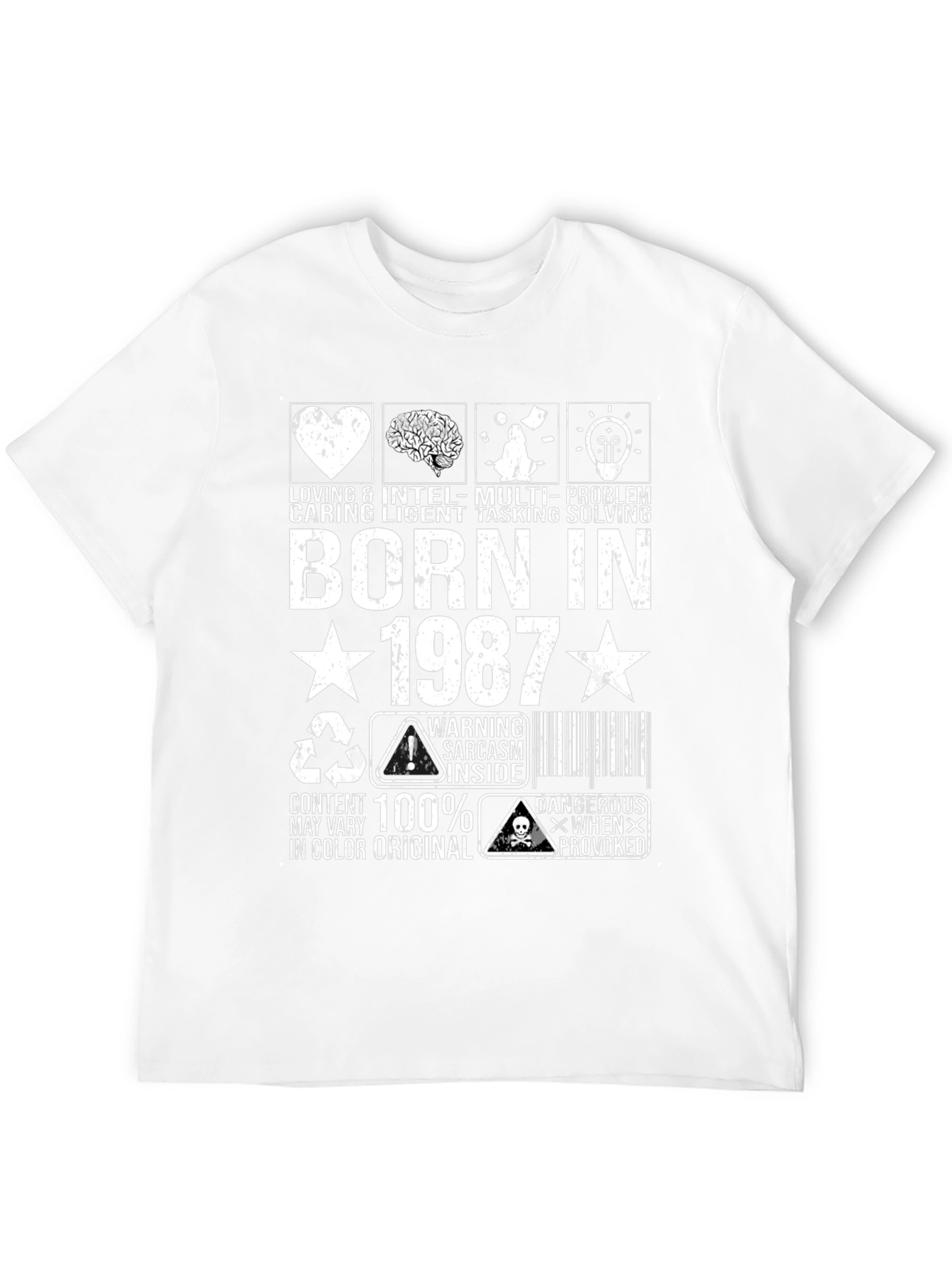 Black Born in 1987 Graphic Tee view 12