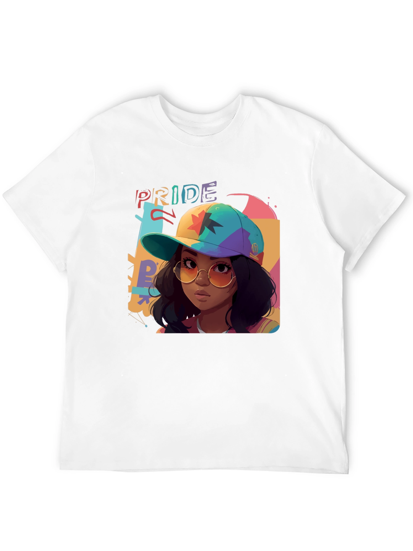Black Pride Graphic Tee - Colorful Cartoon Woman view 12