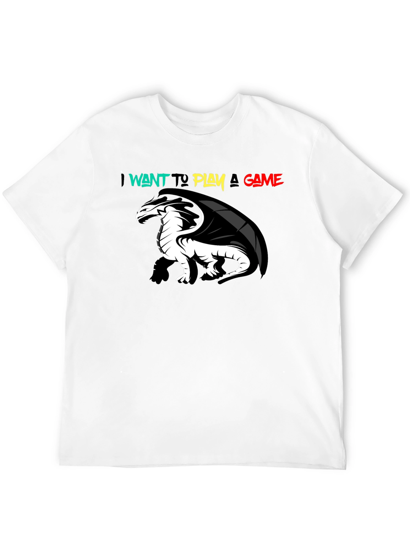 Black Dragon Game T-Shirt - Black view 12