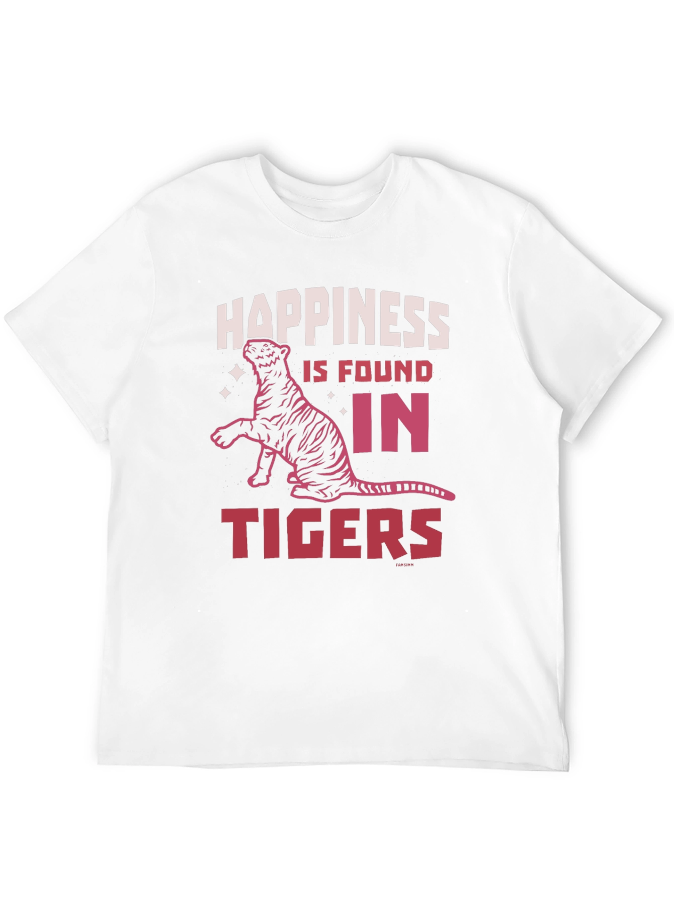 Black Happiness Tiger Graphic Tee - Soft Cotton Blend view 12