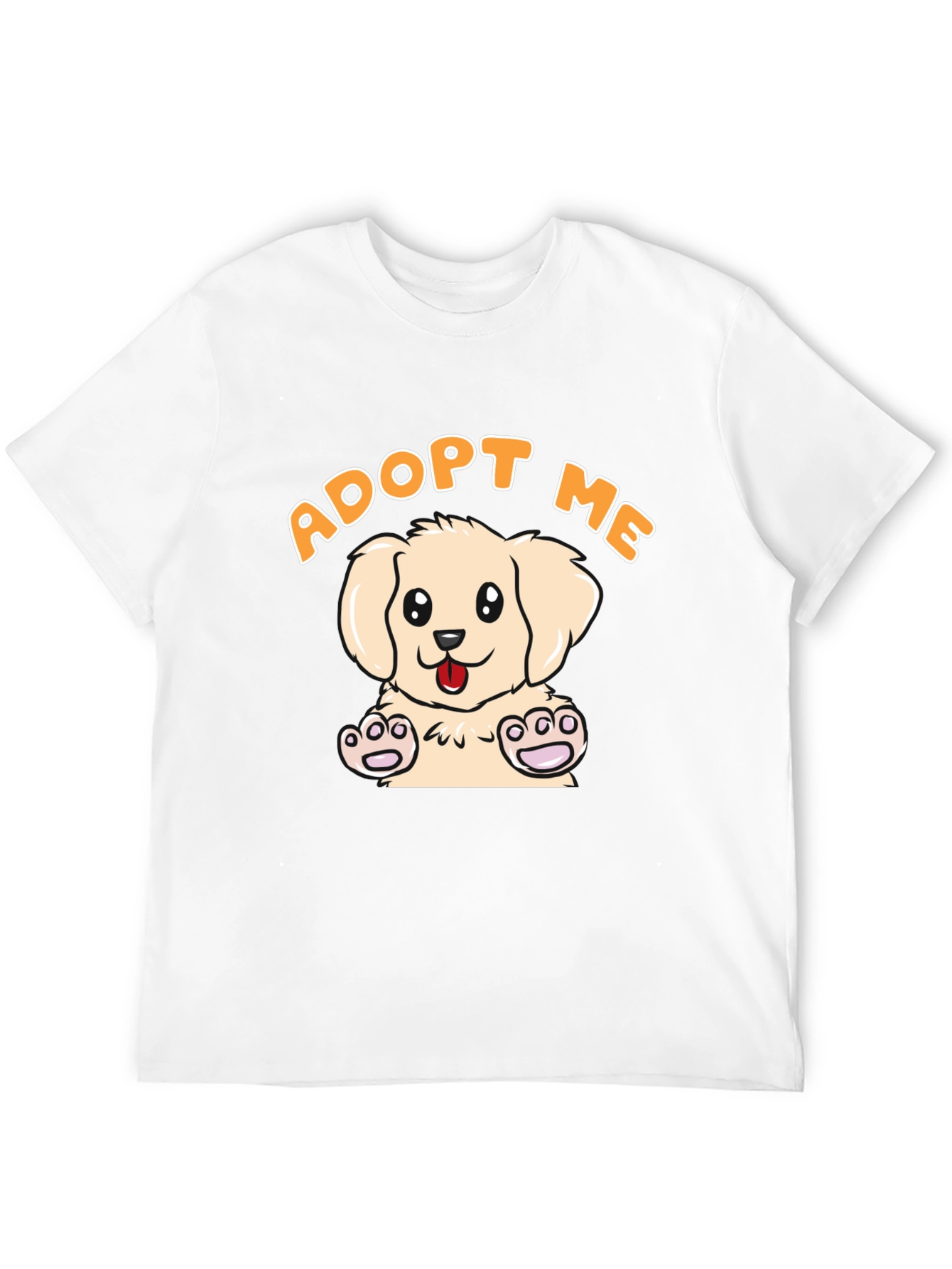 Black Adopt Me Puppy T-Shirt - Cute Dog Graphic Tee view 12
