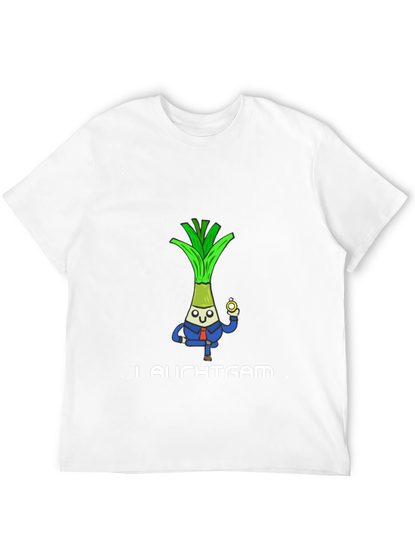 Black Funny Leek Groom T-Shirt - I Leek That Gam view 12