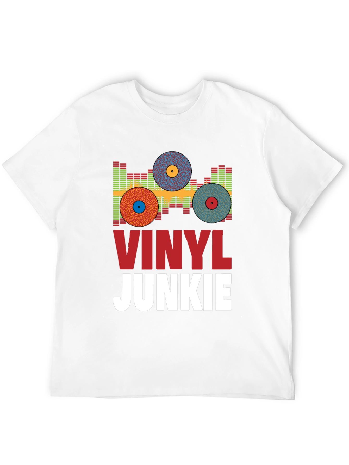 Vinyl Junkie Graphic Tee - Music Lover T-Shirt - 12