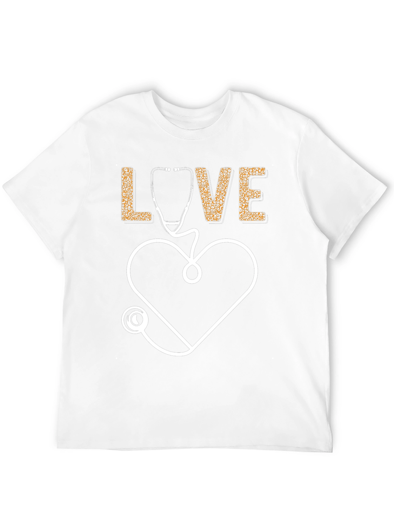 Black Love Stethoscope Graphic Tee - Nurse/Doctor Apparel view 12