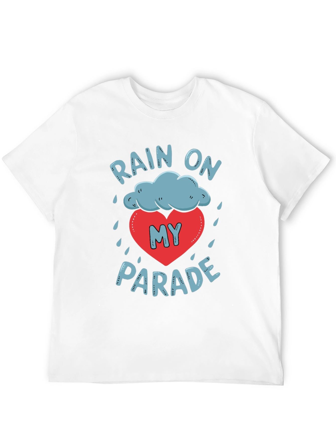 Black Rain On My Parade Graphic T-Shirt - Unisex Black Tee view 12