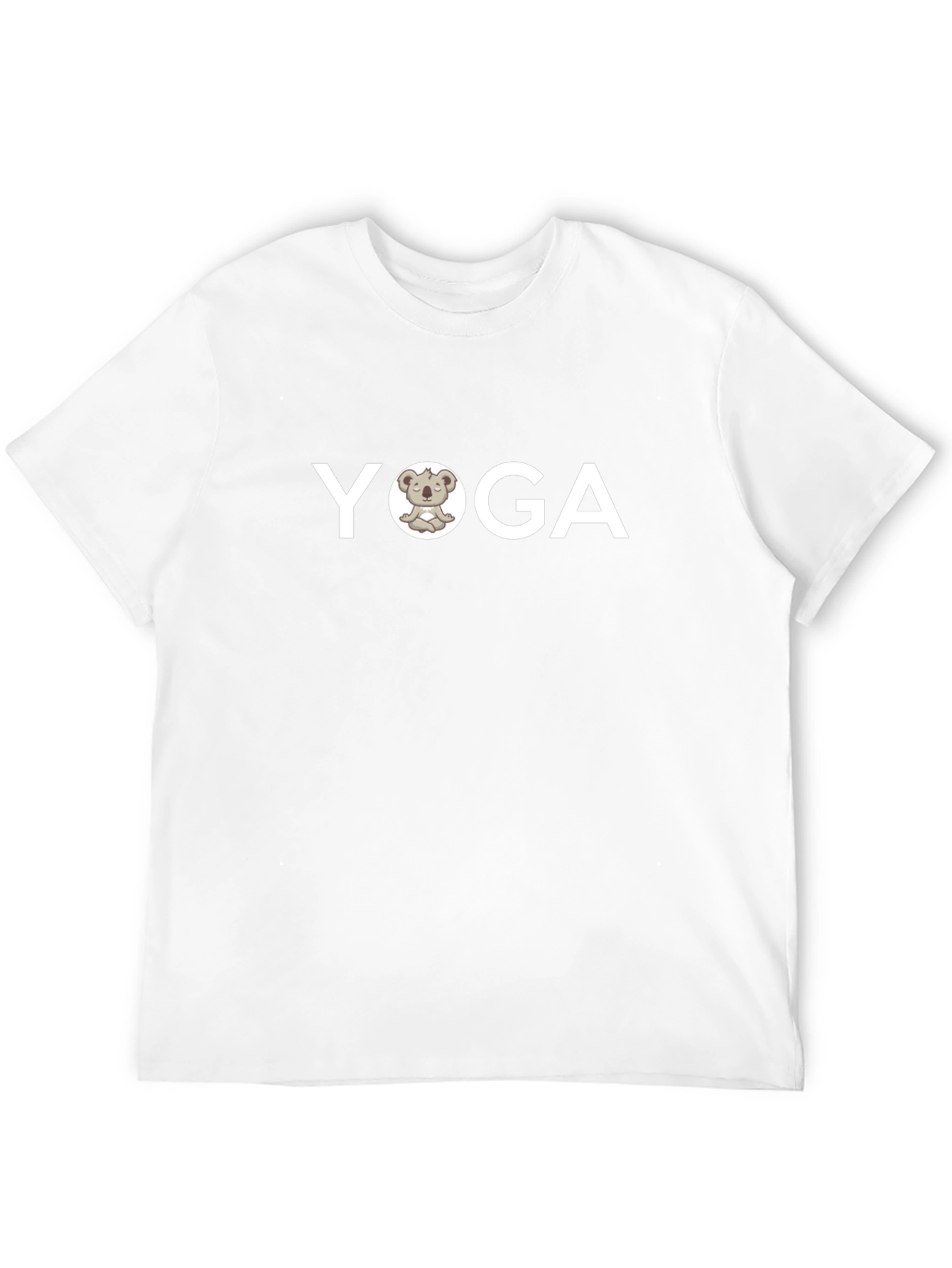 Black Yoga Koala Graphic T-Shirt - Black view 12