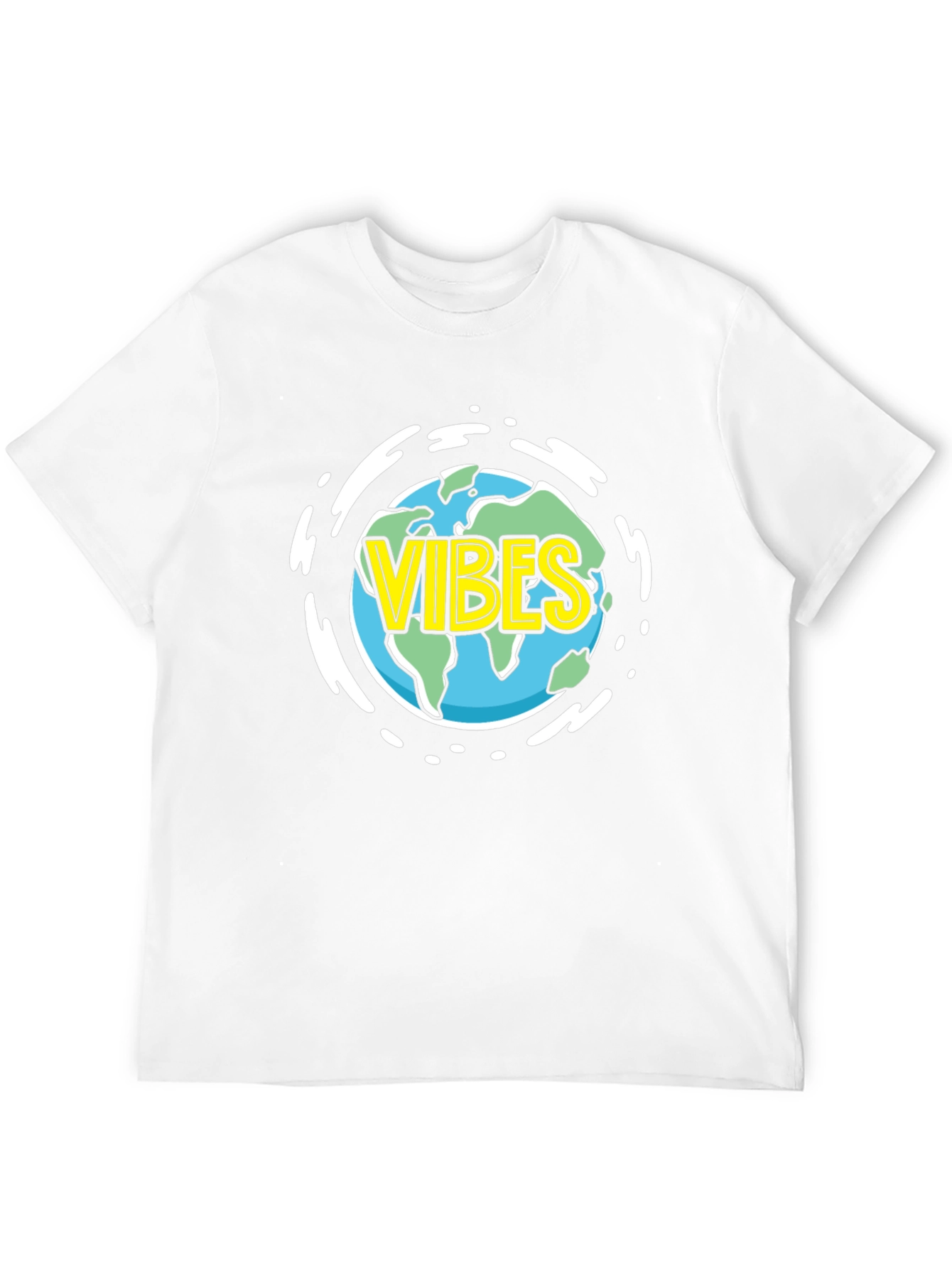 Black Vibes Earth Graphic T-Shirt - Black view 12
