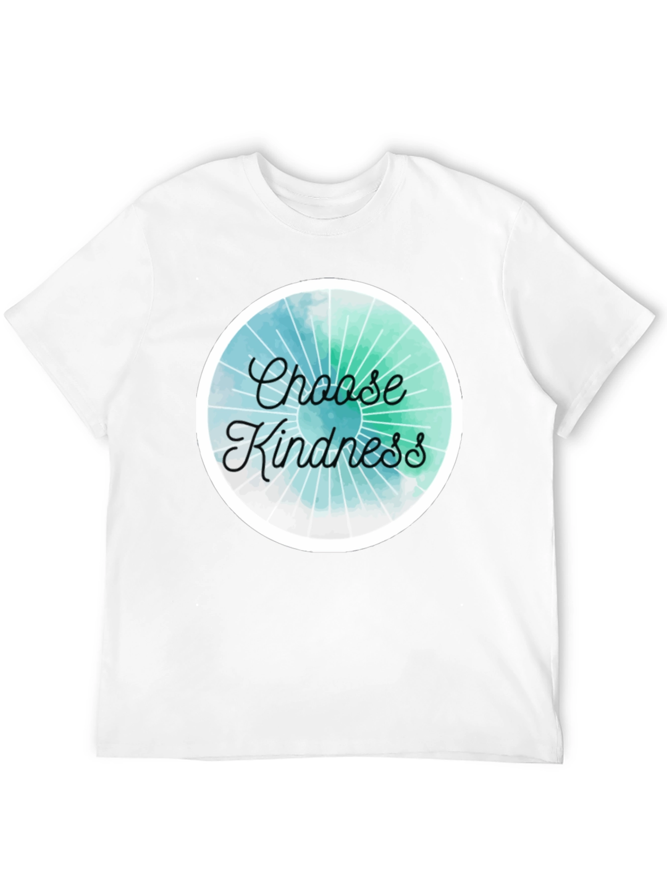 Black Choose Kindness Graphic Tee - Black Cotton Blend view 12