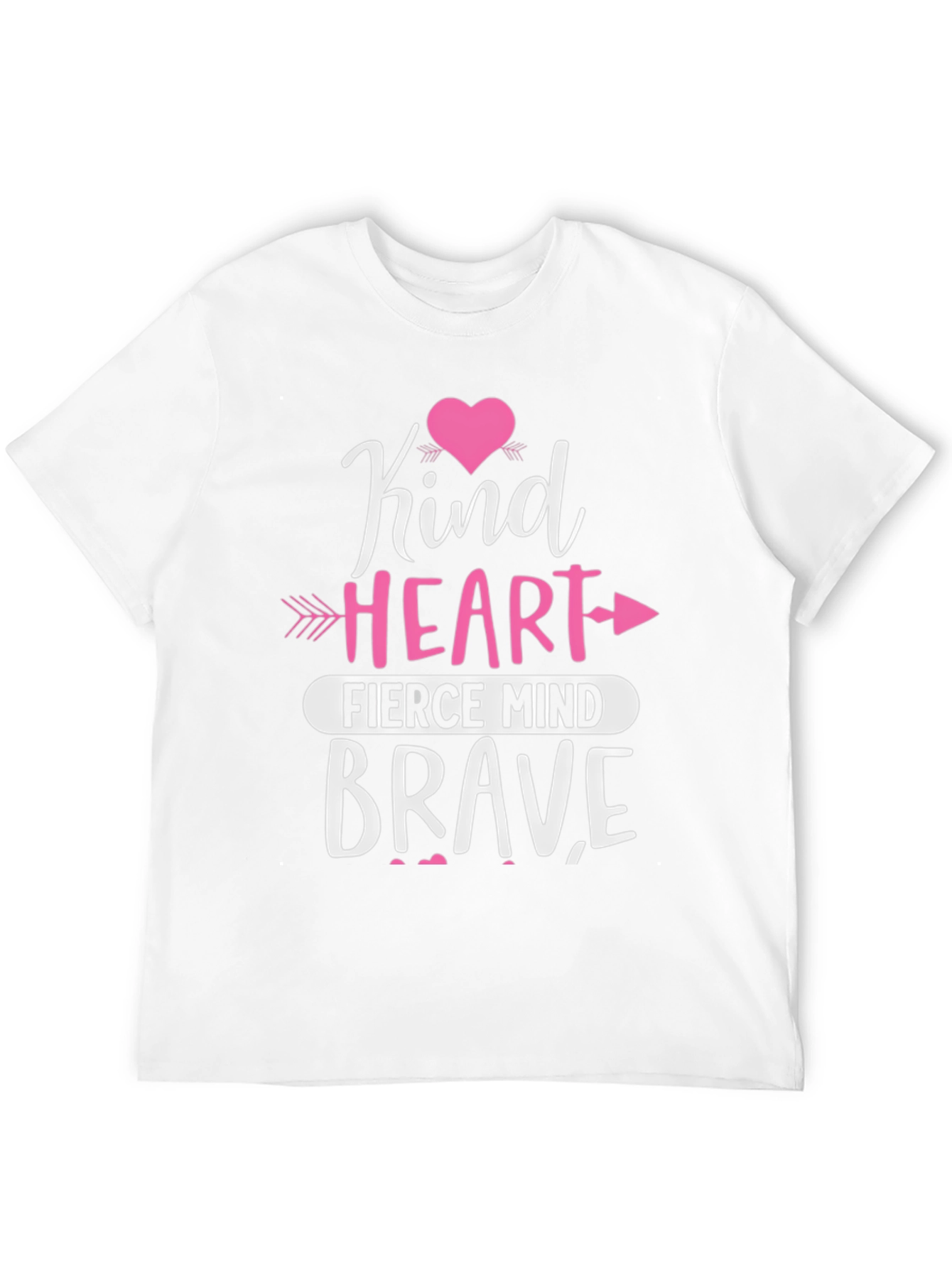 Black Kind Heart Fierce Mind Brave Graphic Tee view 12