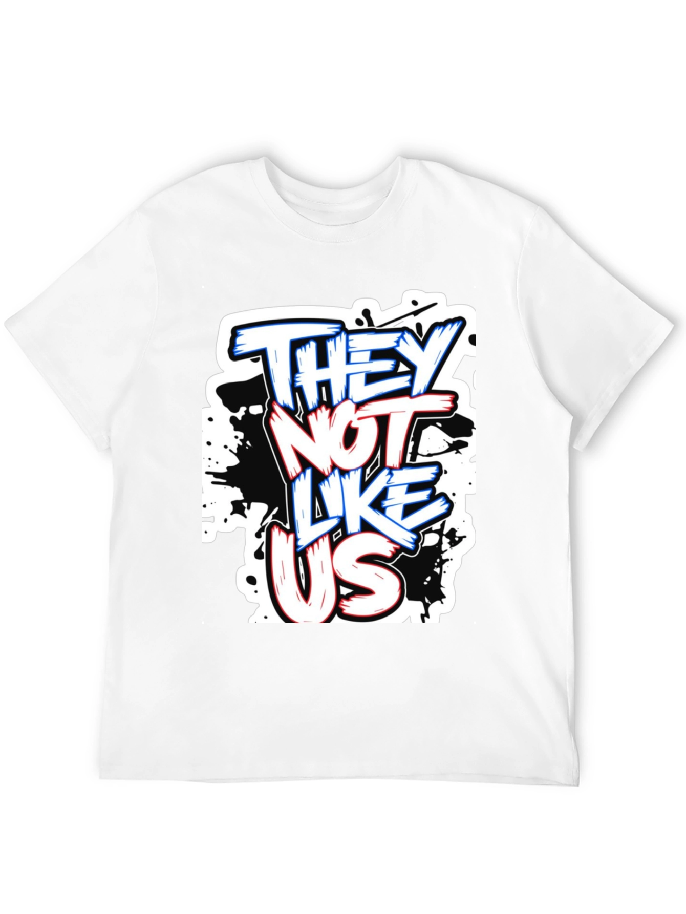 Black They Not Like Us Graphic T-Shirt view 12