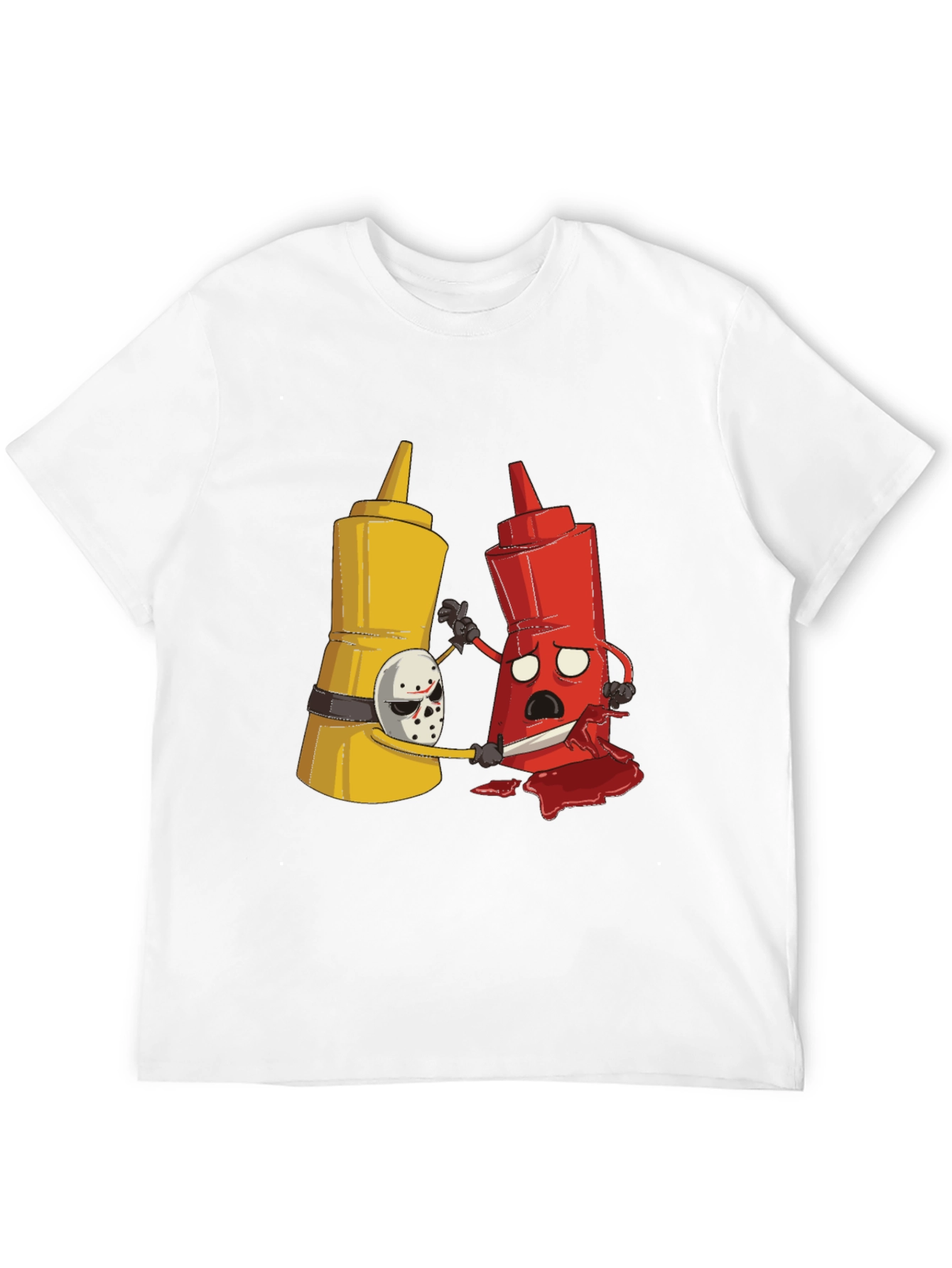 Black Killer Condiments Graphic T-Shirt view 12