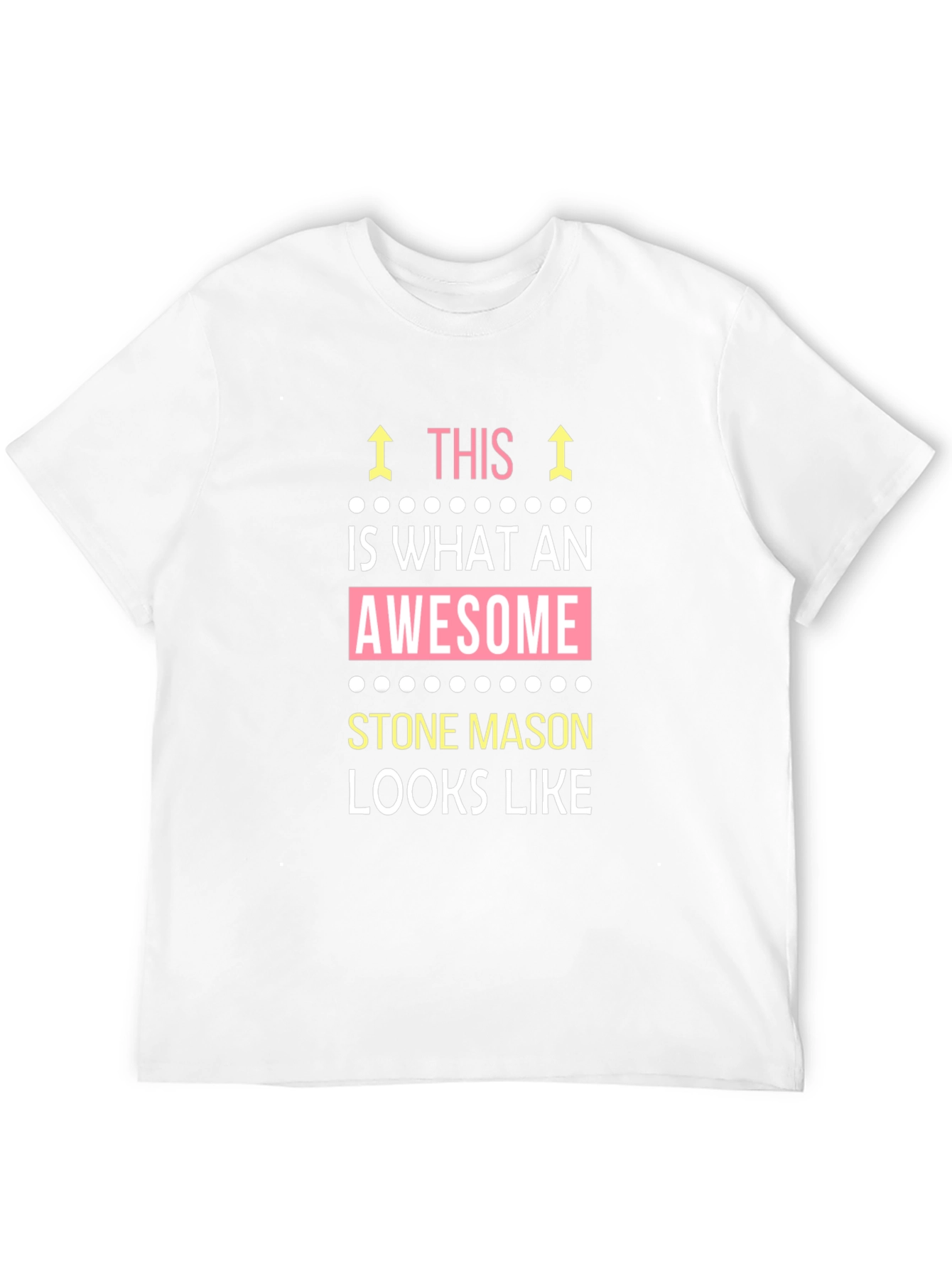 Black Awesome Stone Mason Graphic T-Shirt - Black view 12