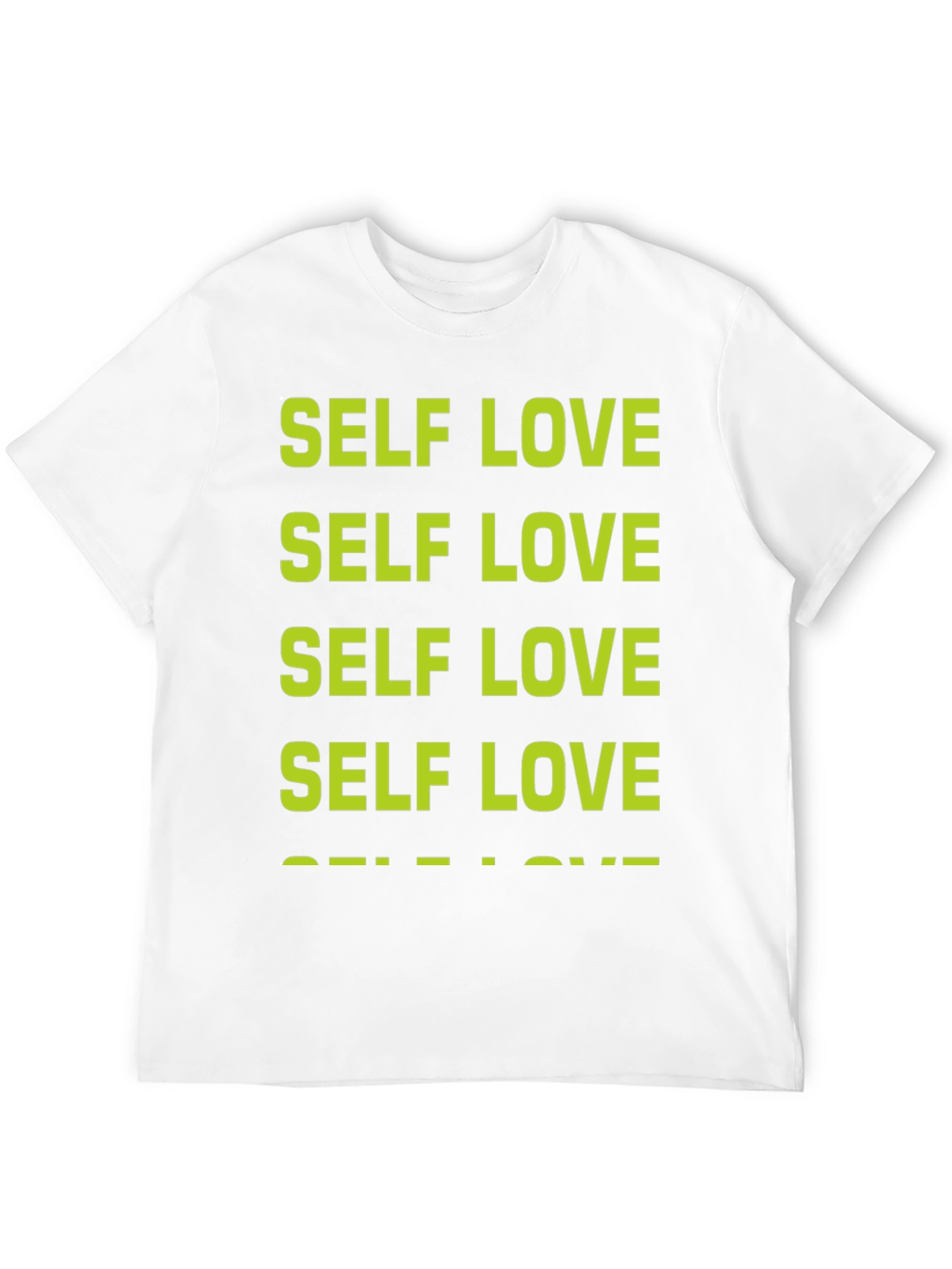 Black Self Love T-Shirt - Positive Message Tee view 12