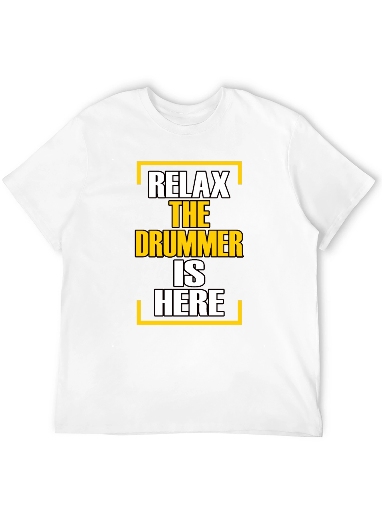 Black Relax The Drummer Is Here T-Shirt view 12