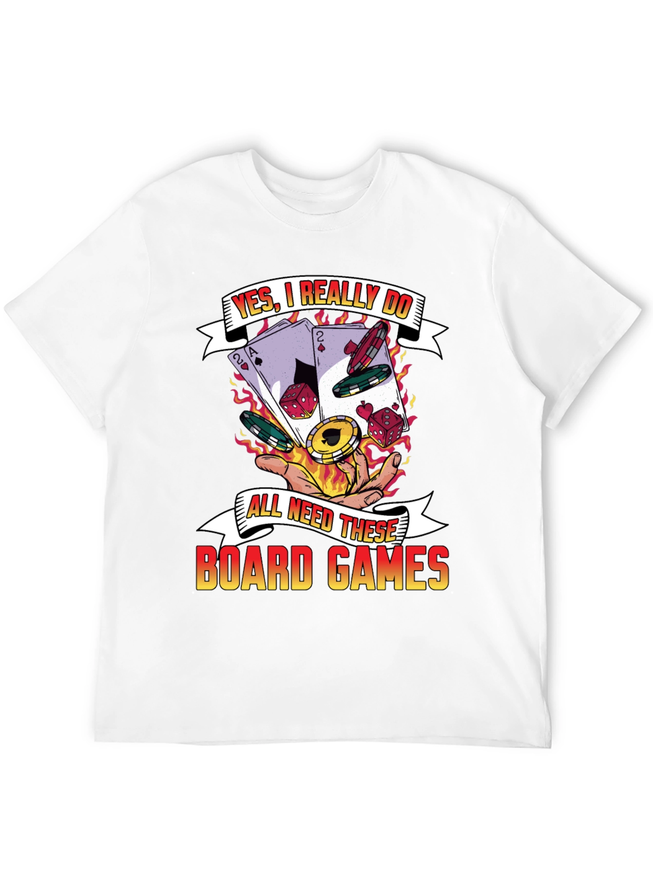 Black Board Game Lover T-Shirt - Yes, I Really Do Need These view 12