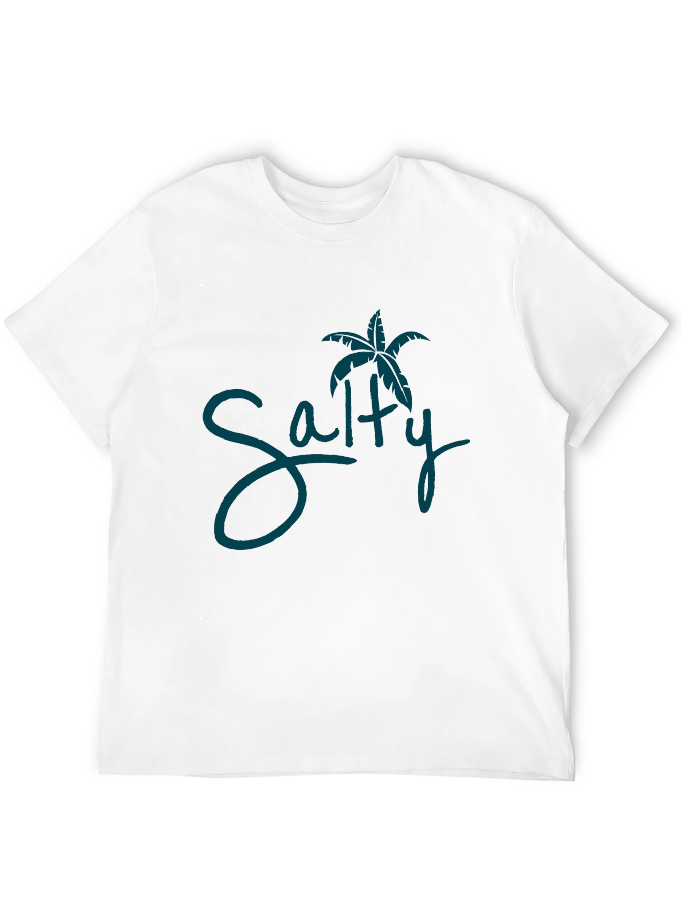 Black Salty Palm Tree Graphic Tee - Black view 12