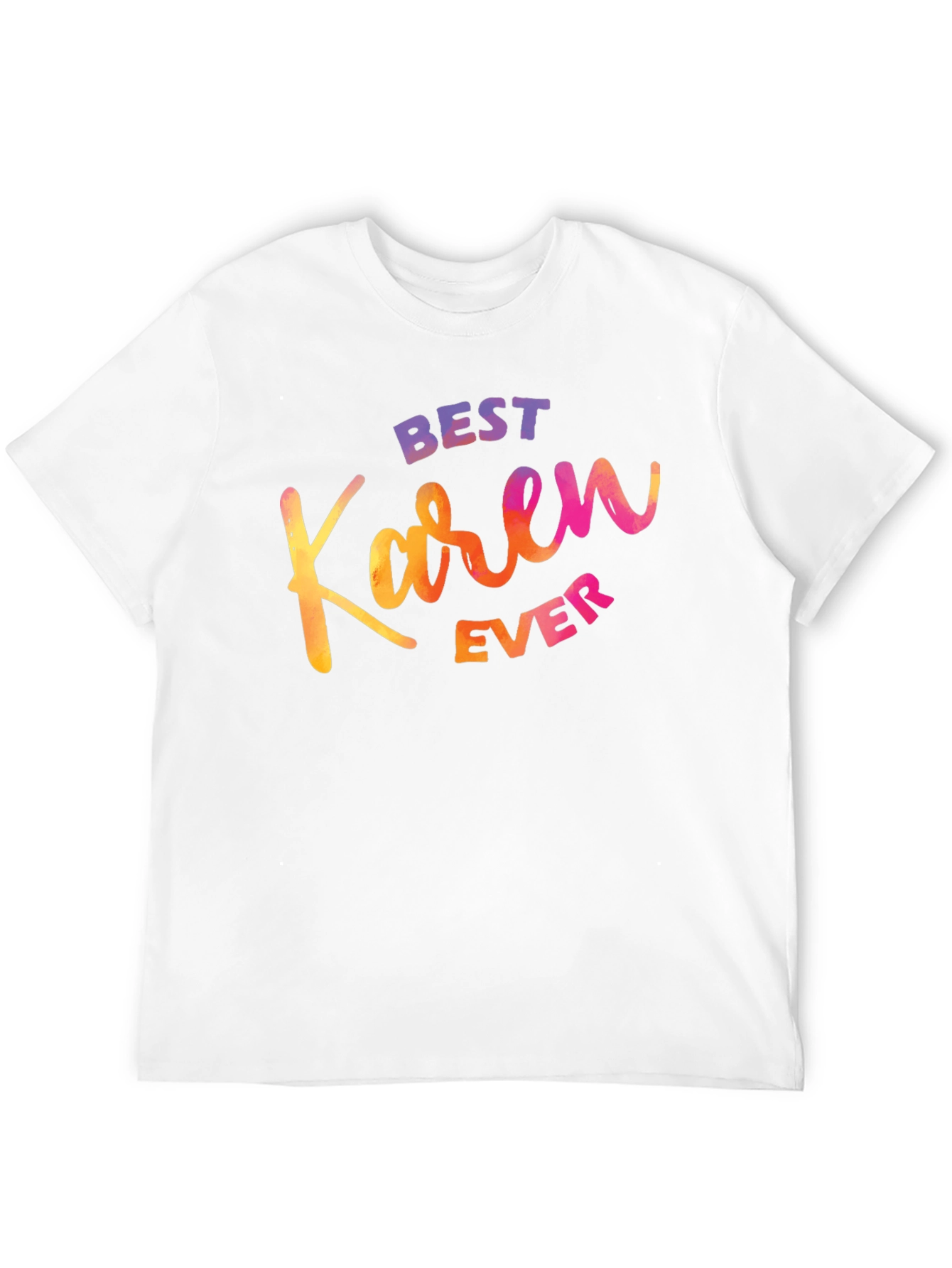 Black Best Karen Ever T-Shirt - Funny Sarcastic Graphic Tee view 12