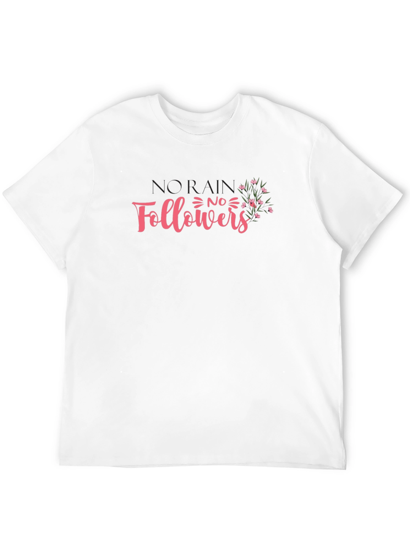 Black No Followers Graphic Tee - Stylish Unisex T-Shirt view 12