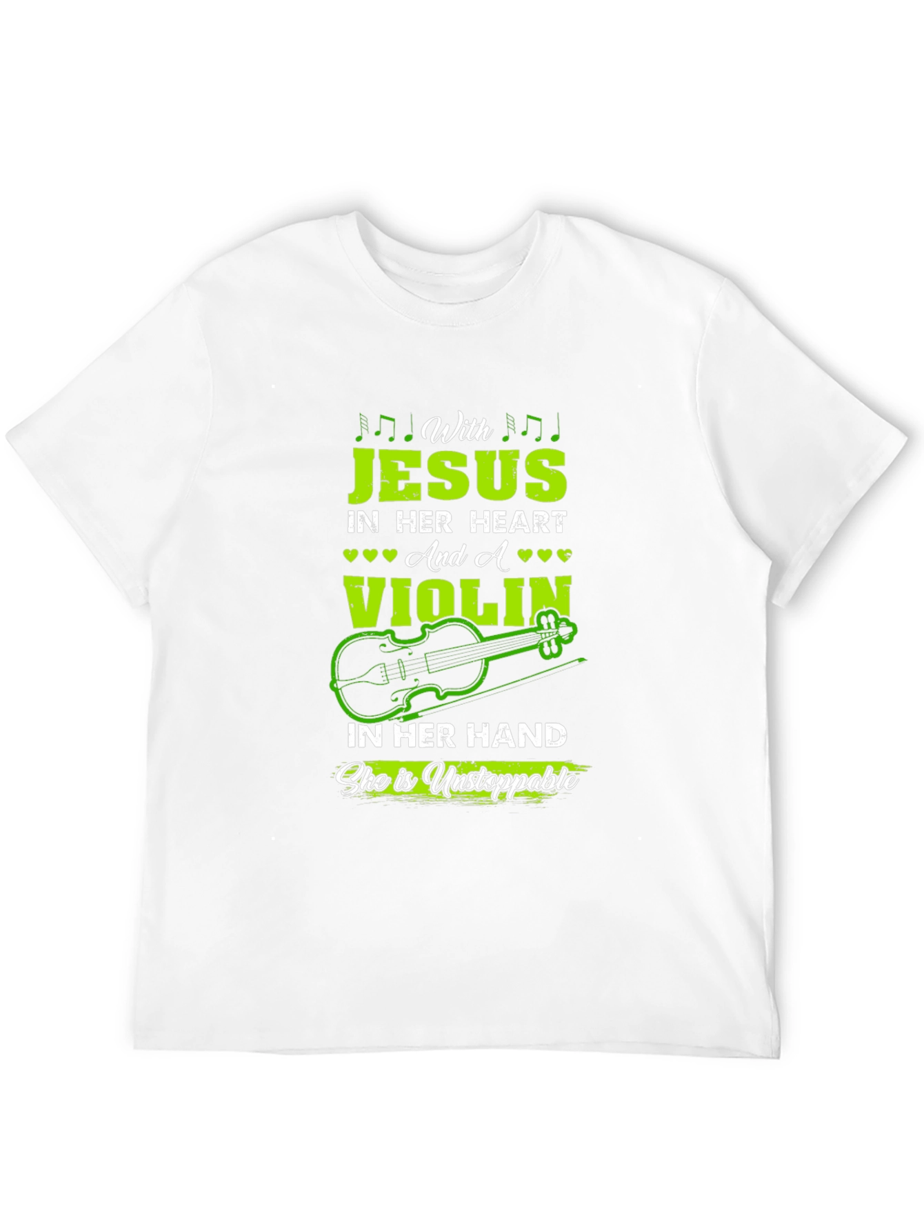 Black Jesus and a Violin T-Shirt view 12